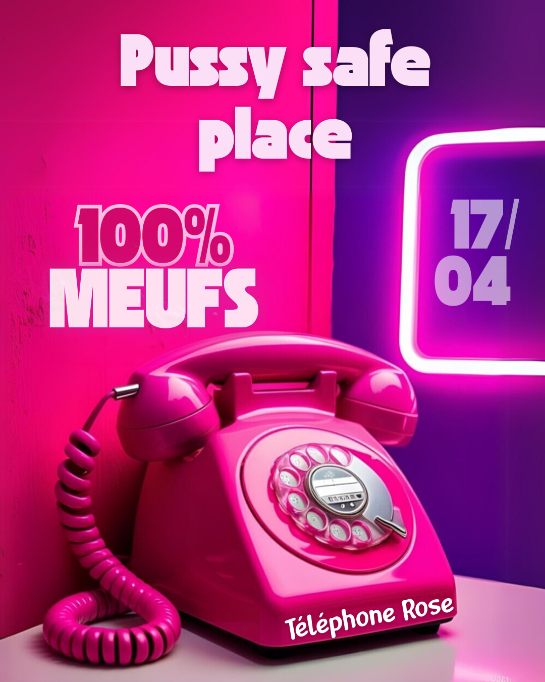 Pussy Safe Place Téléphone Rose X Danceteria