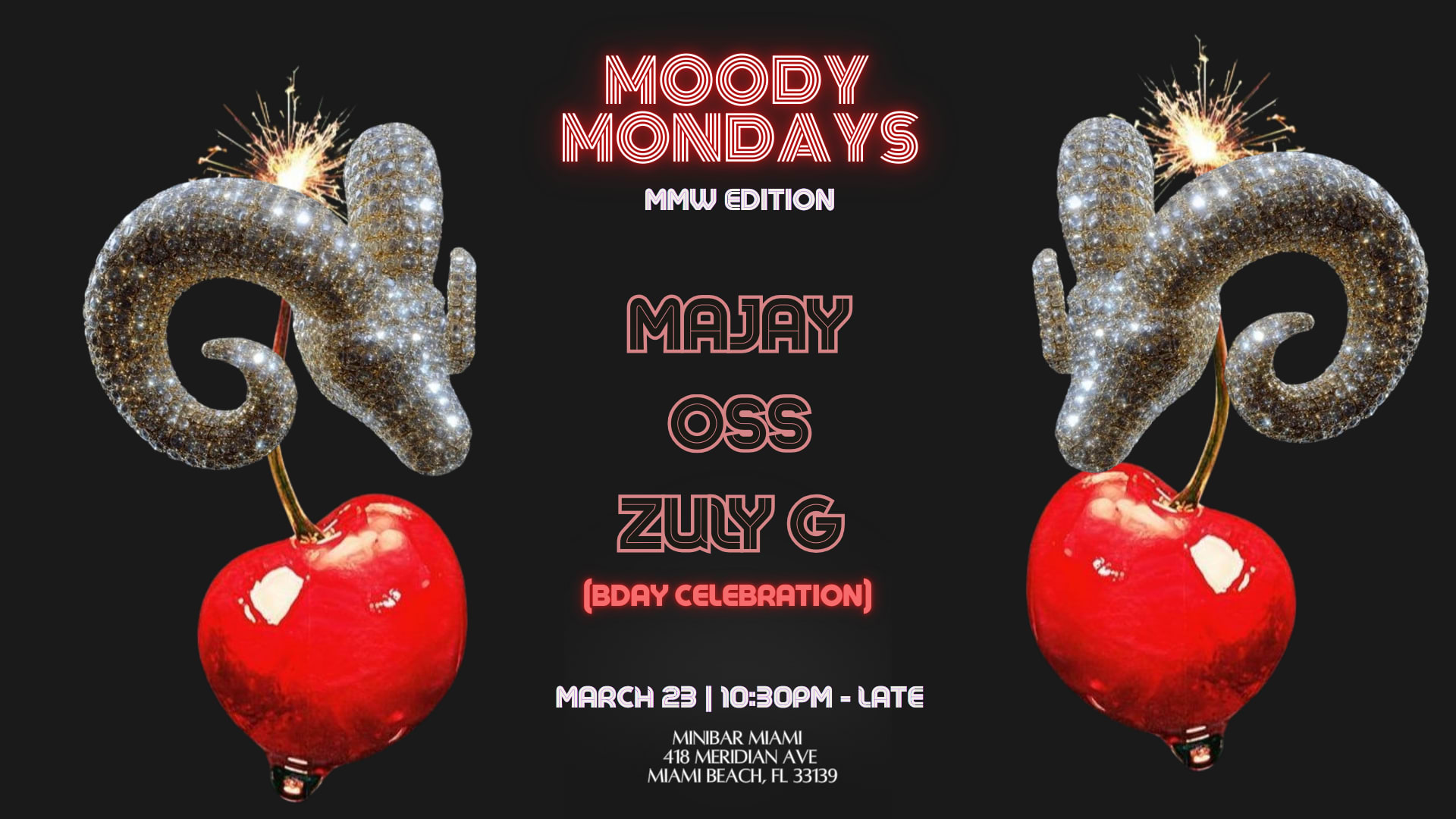 Moody Mondays At Minibar Miami Beach Mmw Edition