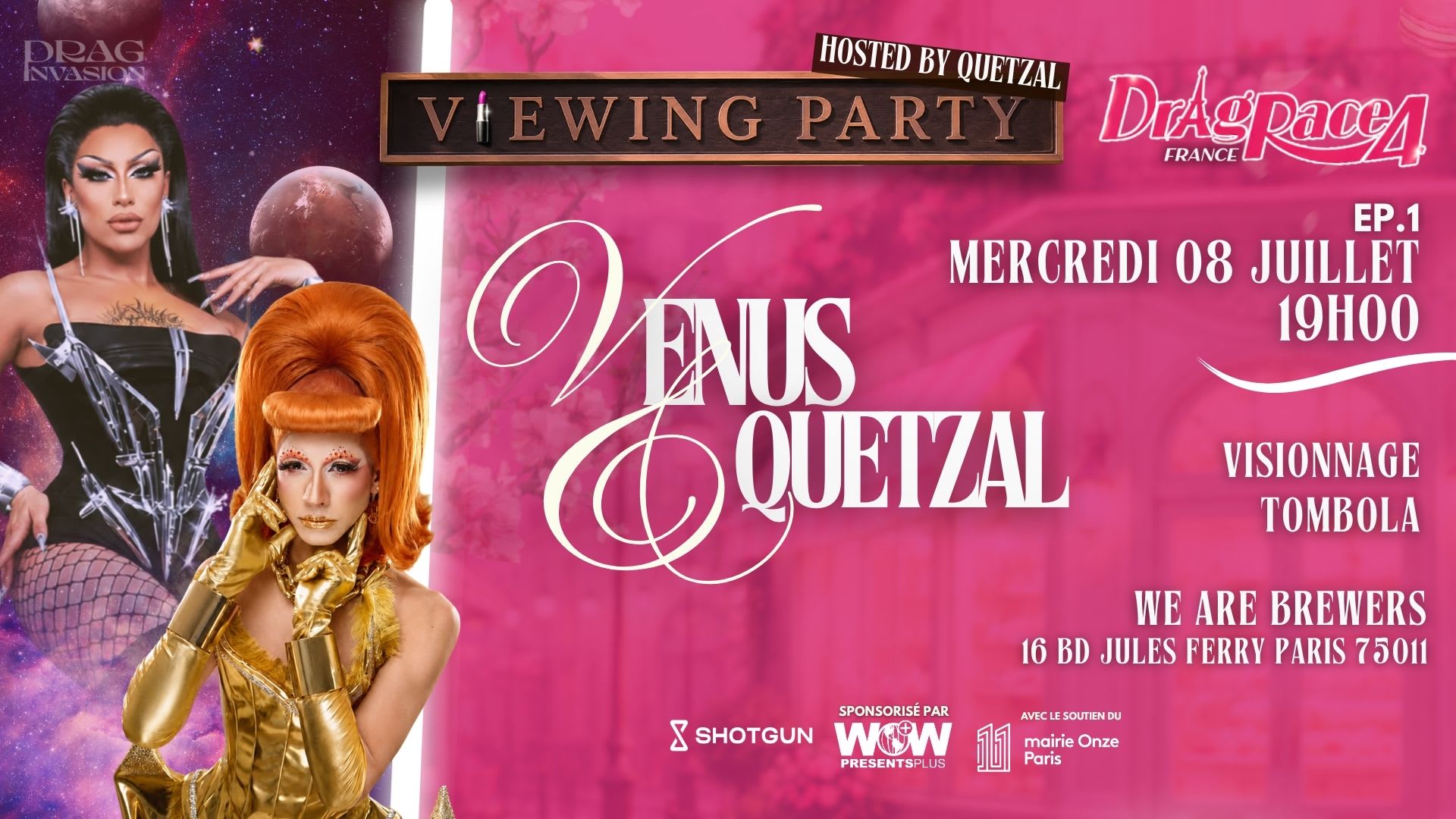 Viewing Drag Race France 4 Ep.1 - Drag Invasion Avec Venus