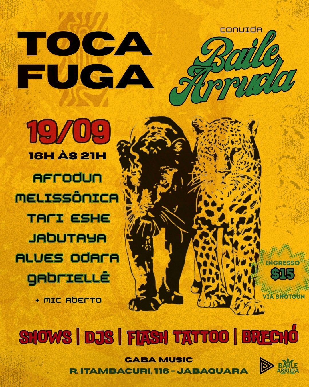 Toca Fuga Convida Baile Arruda