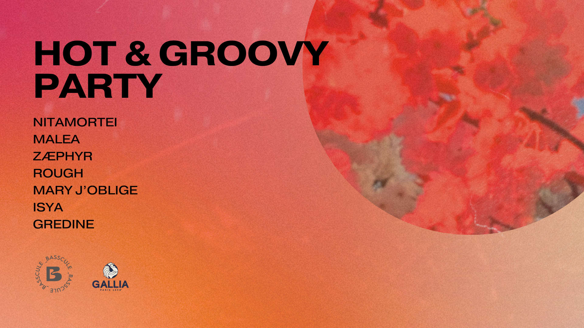 Hot & Groovy Party (Basscule X Gallia)