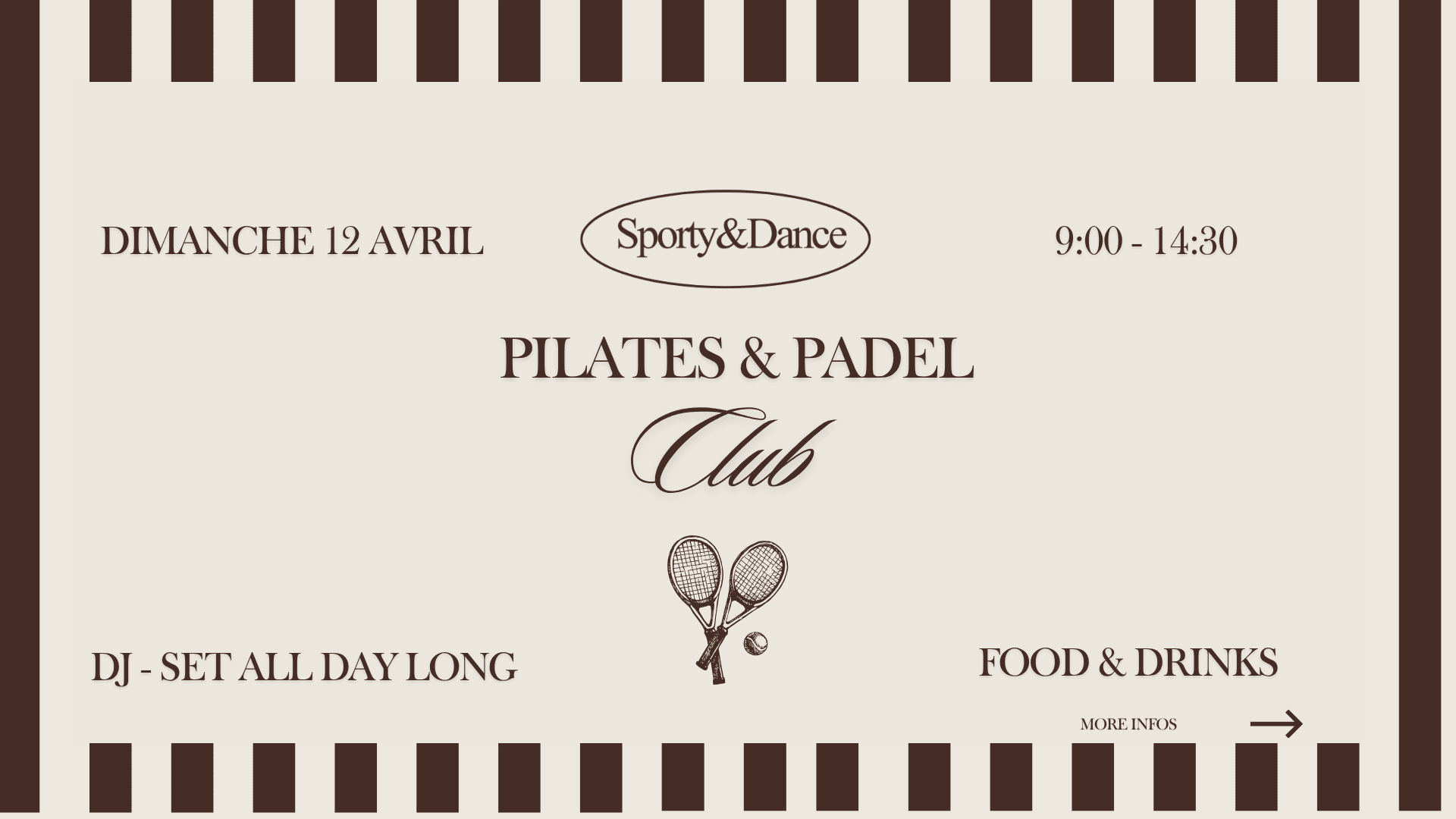 Padel / Pilates / Run Sporty&Dance - Rooftop Shopping Prom