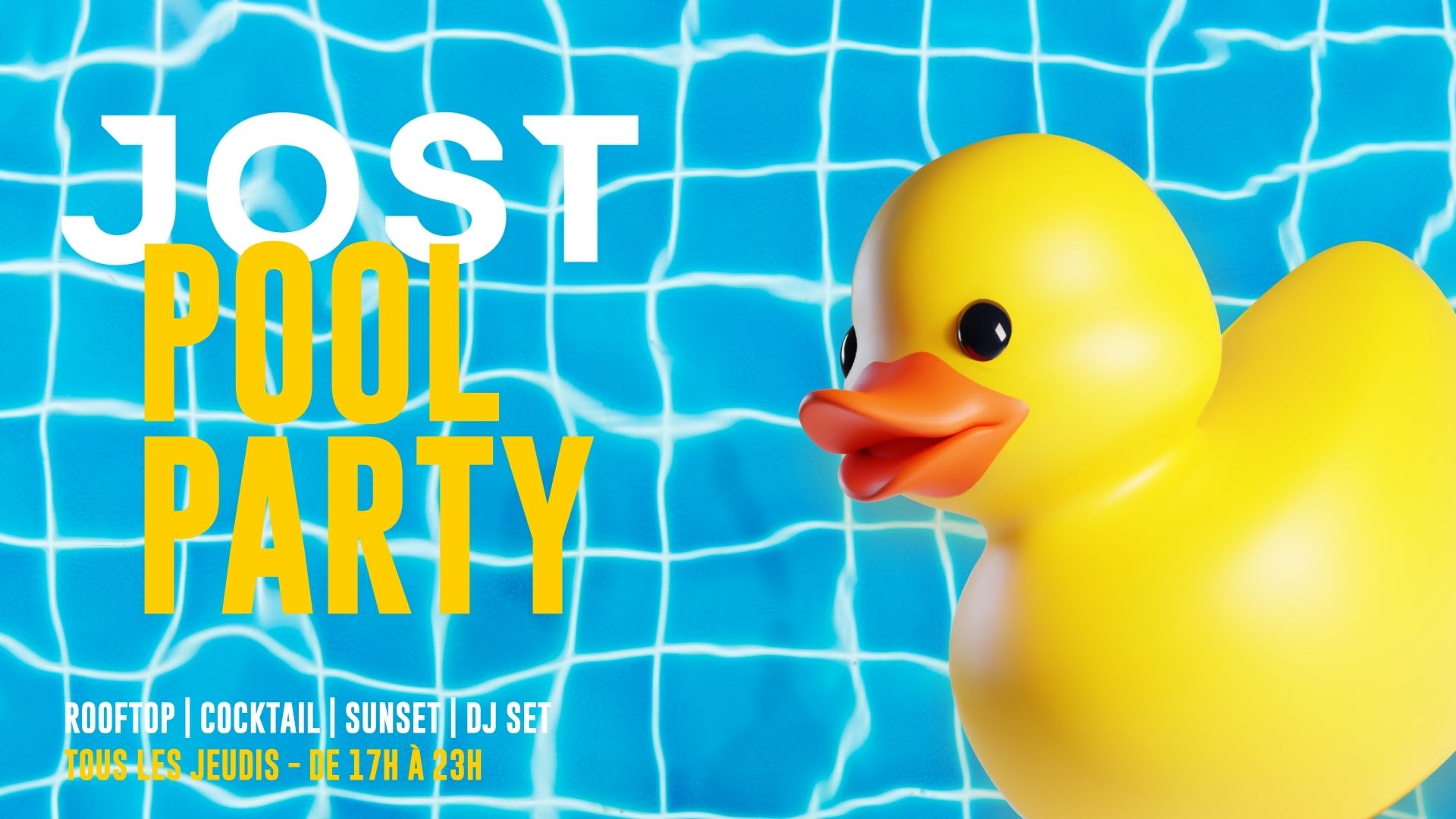 Jost Pool Party Mer. 16/09/26