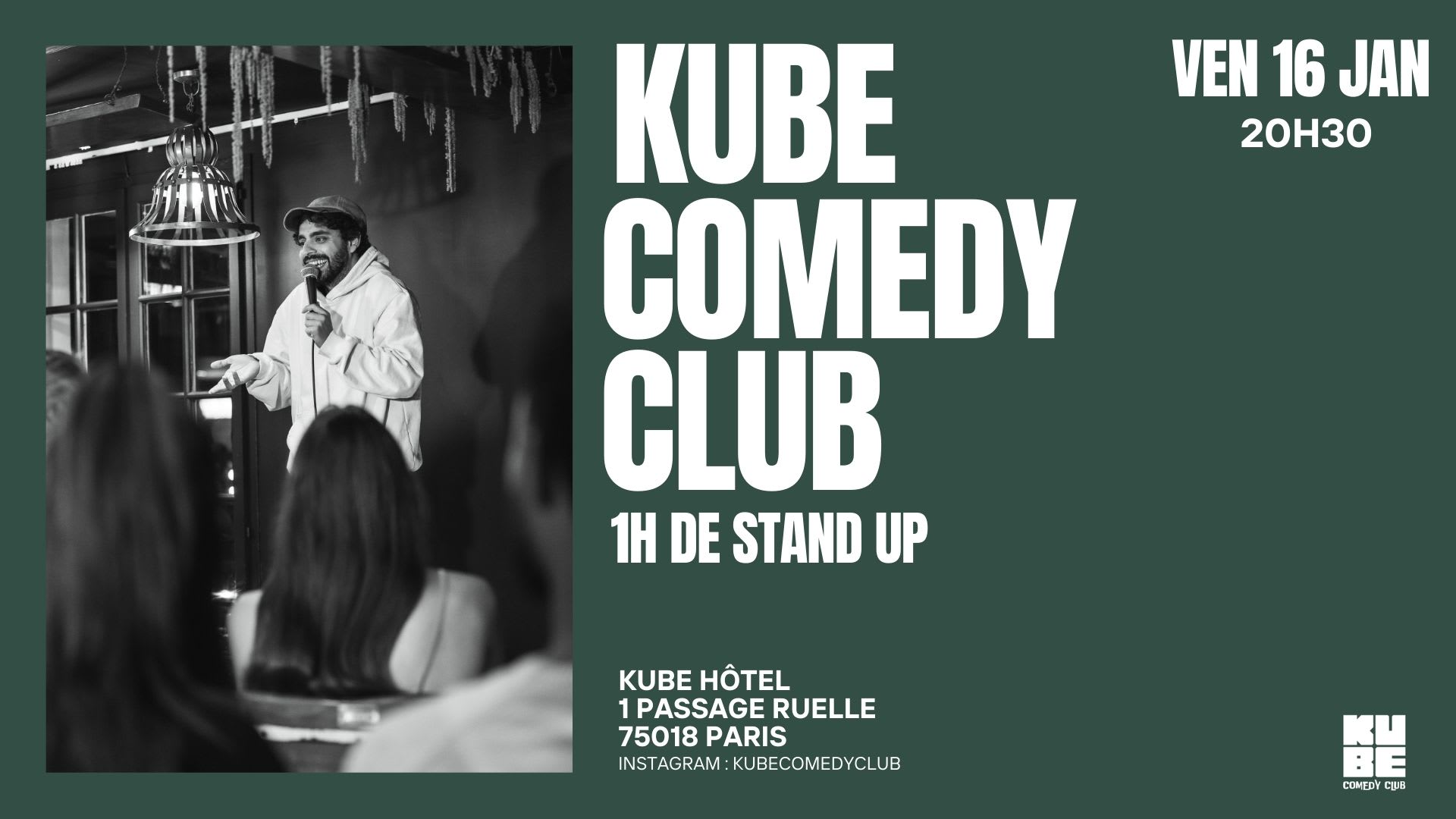 Kube Comedy Club 16/01 - 20h30 (Stand Up)