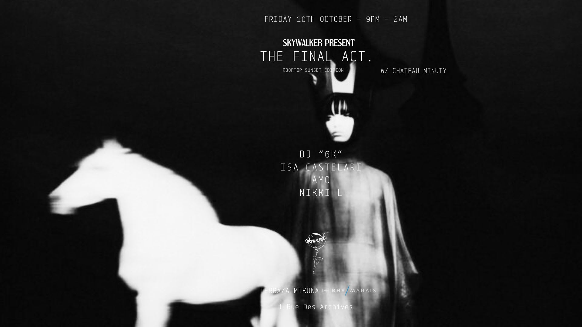 The Final Act Closing Fashion Week Rooftop Bhv Marais