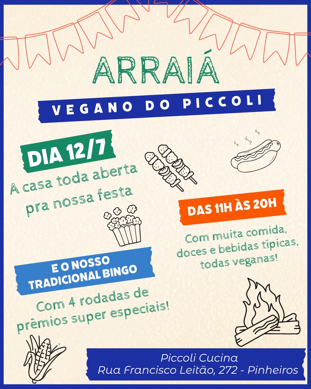 Festa Julhina Vegana 2026 - By Piccoli