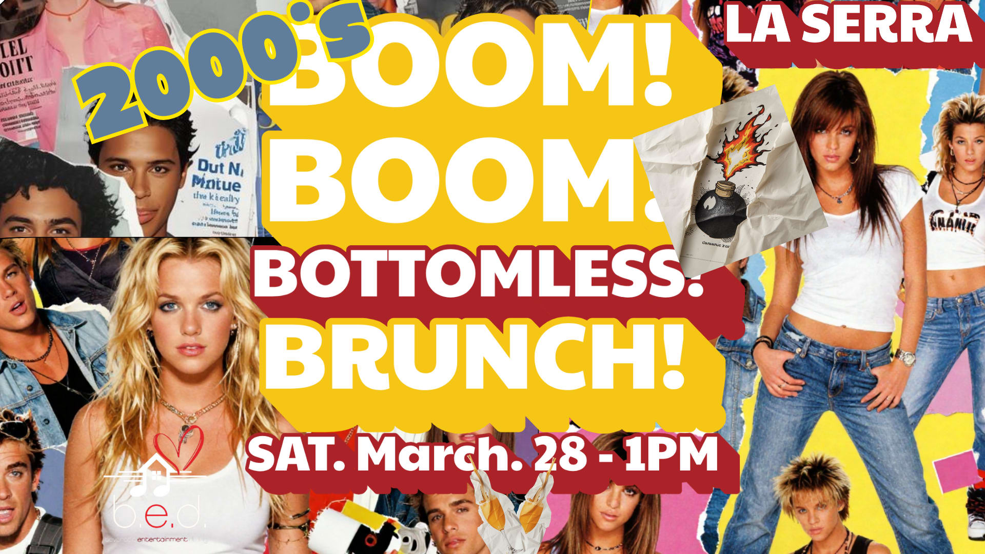 Bottomless Boom! Boom! Brunch 2000's