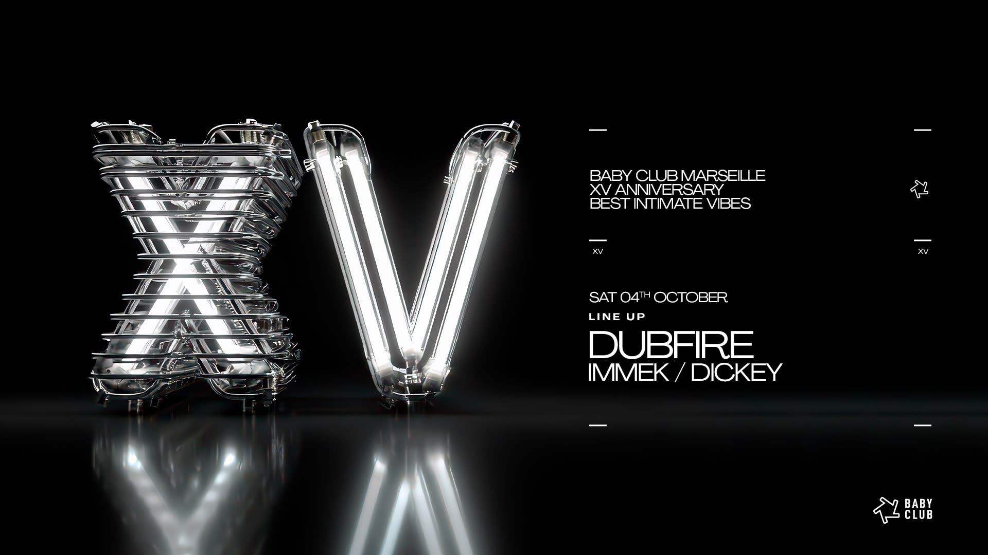Dubfire : Baby Club XV Anniversary + Immek + Dickey