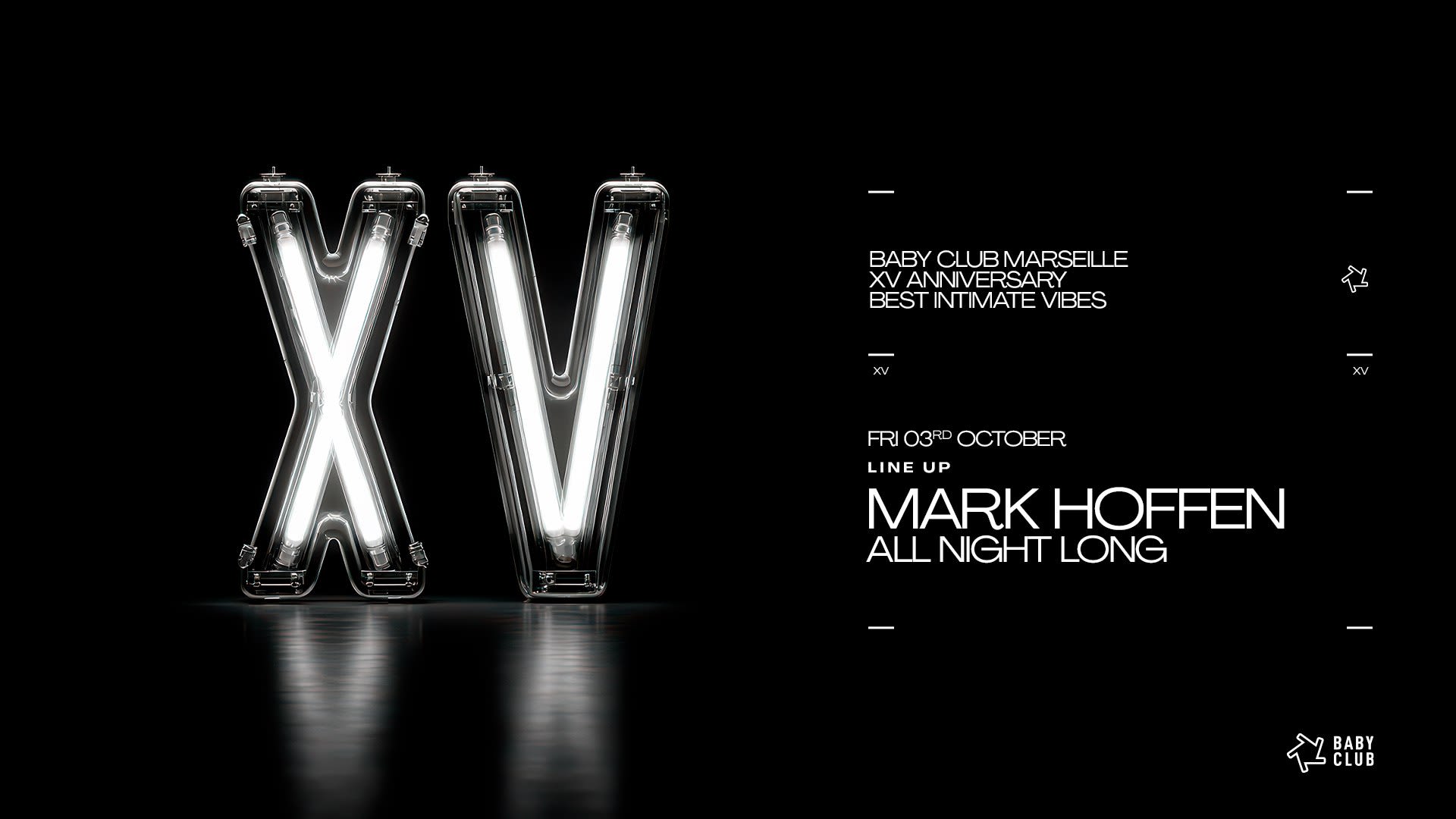 Baby Club XV Anniversary : Mark Hoffen All Night Long