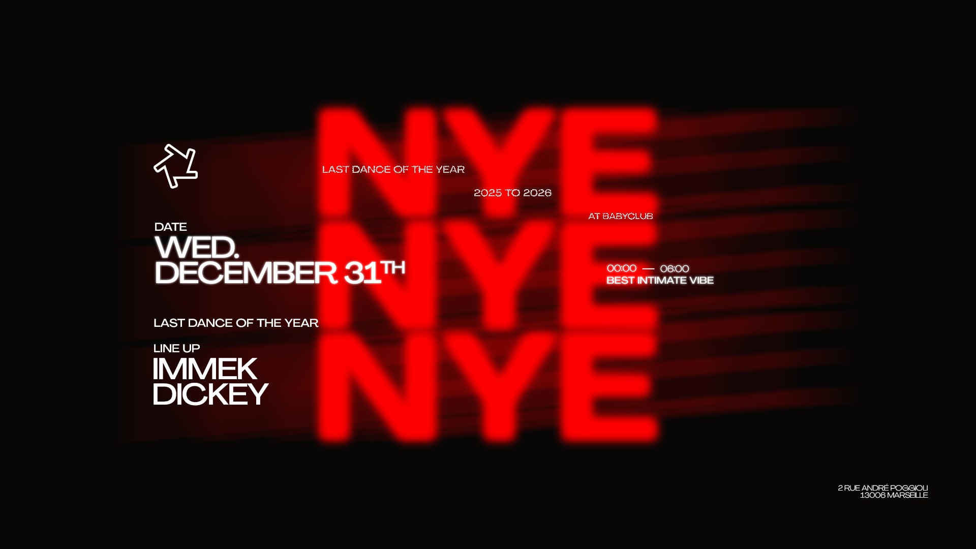 Last Dance Of The Year : Immek + Dickey