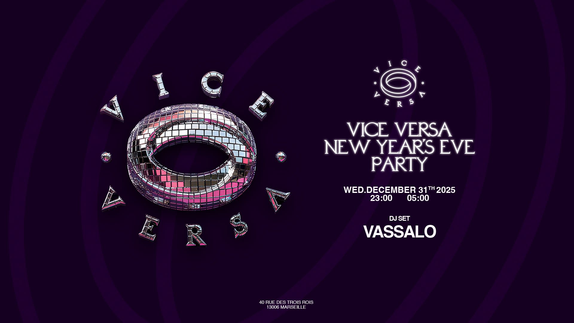 Vice Versa New Year's Eve Party : Vassalo
