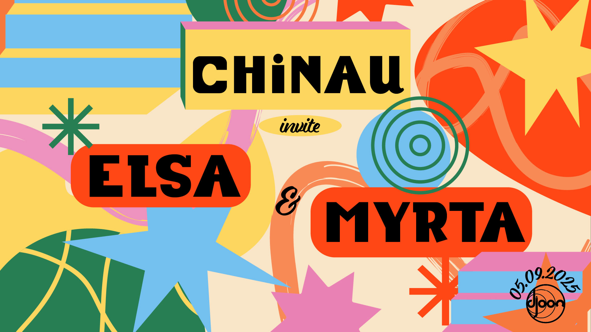 Chinau Invite Elsa & Myrta