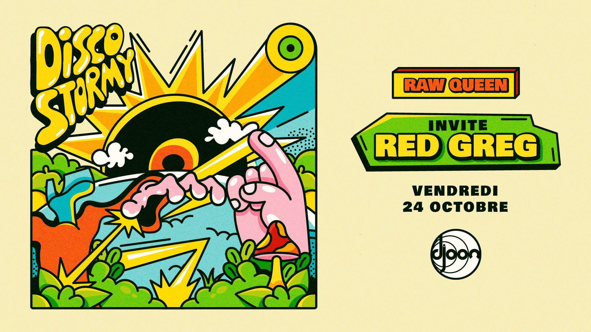 Discostormy : Red Greg & Raw Queen