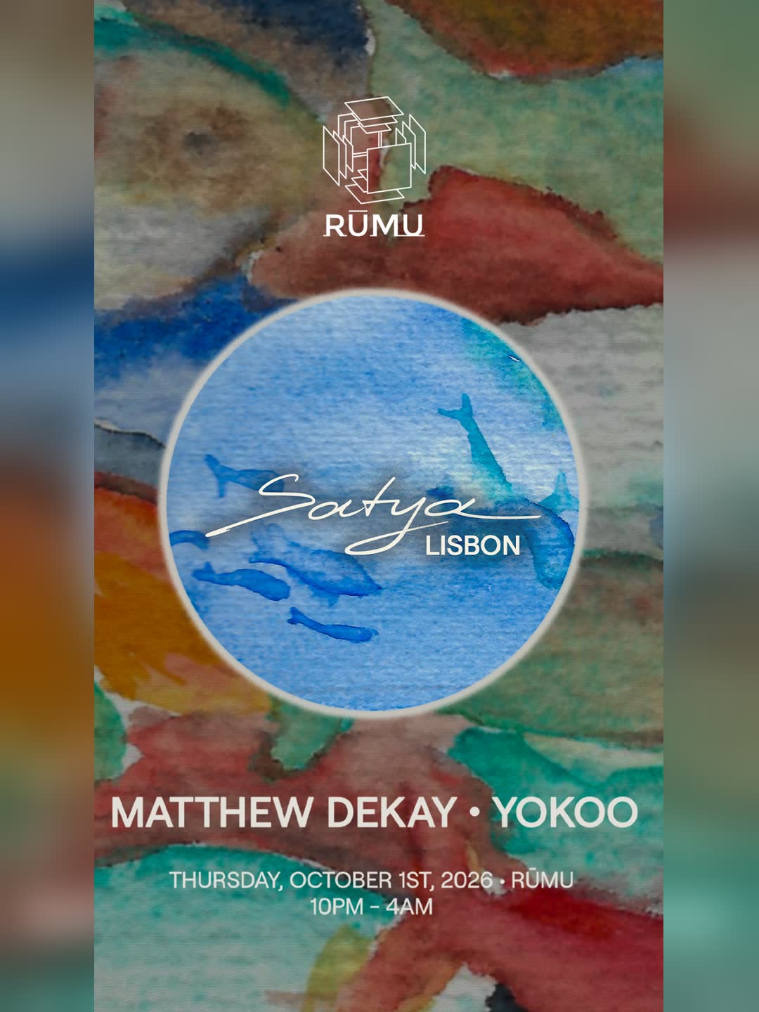Satya Label Night W/ Matthew Dekay & Yokoo