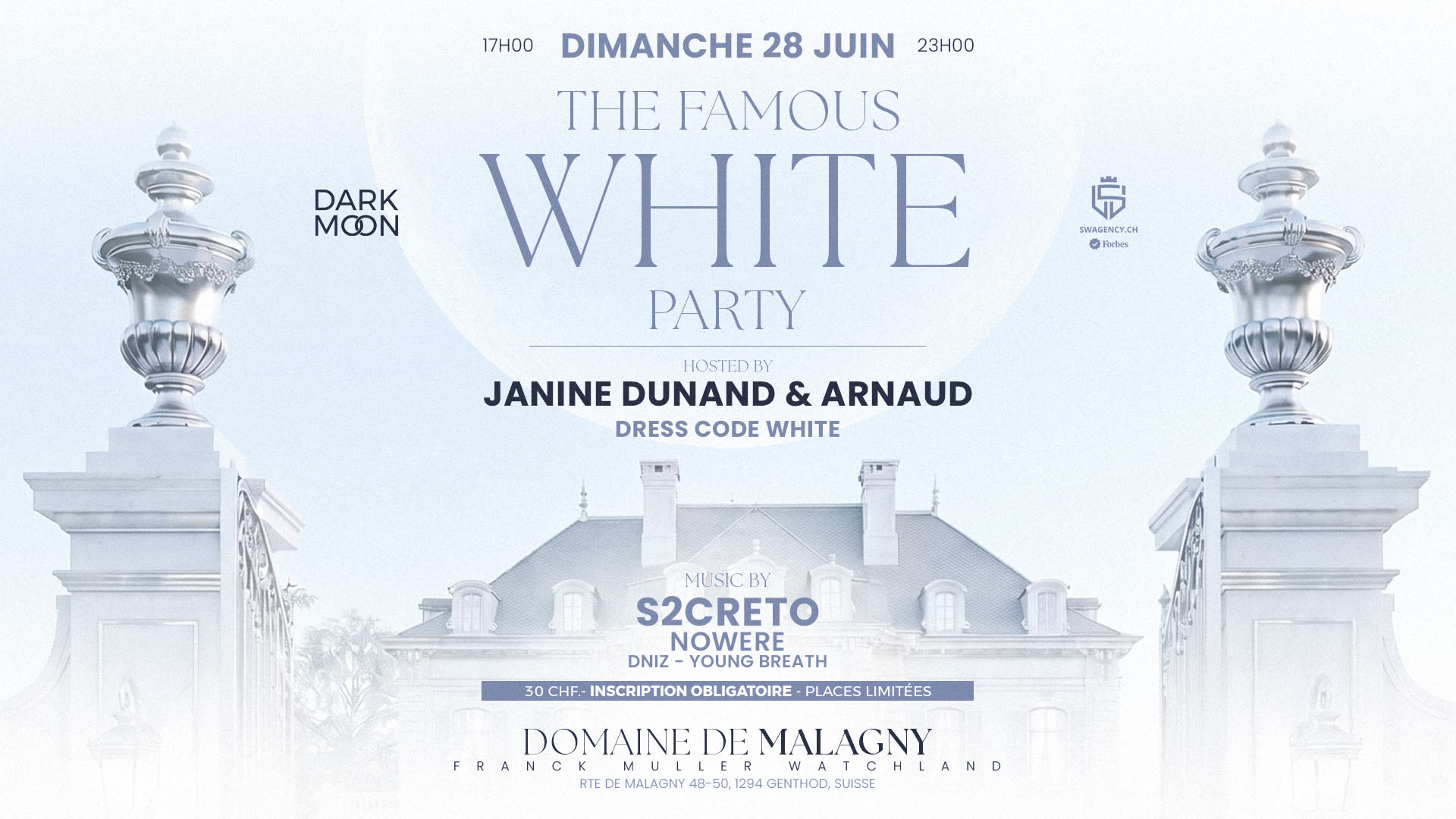 Dark Moon The Famous White Party By Janine Dunand - Arnaud