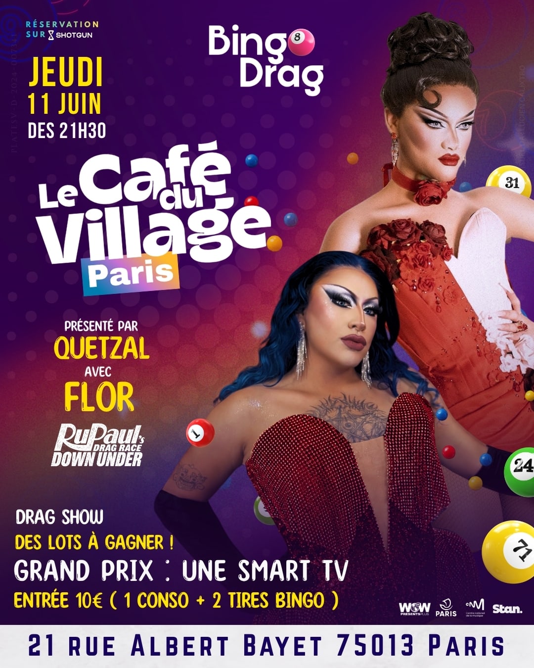 Bingo Drag Musical Avec Flor Rupaul's Drag Race
