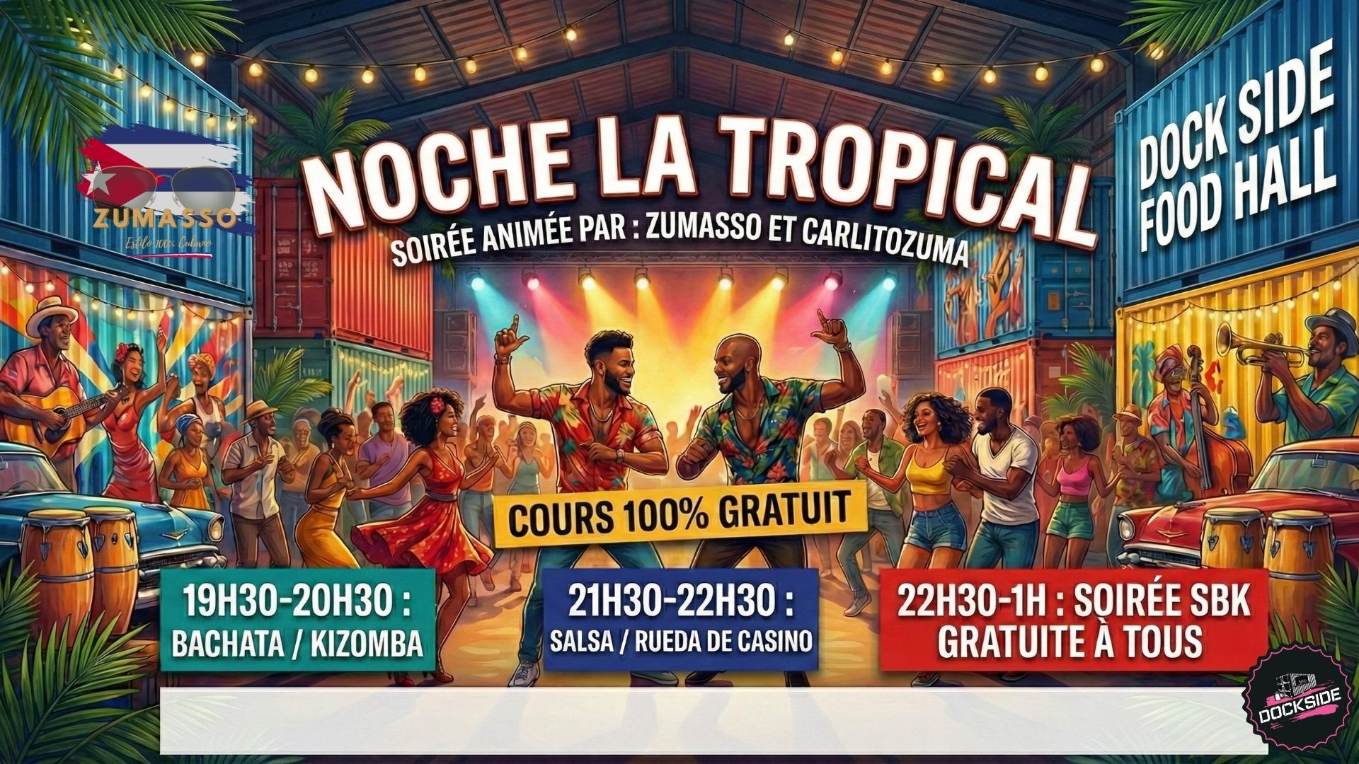 La Chaleur De Cuba Débarque Au Dock Side !