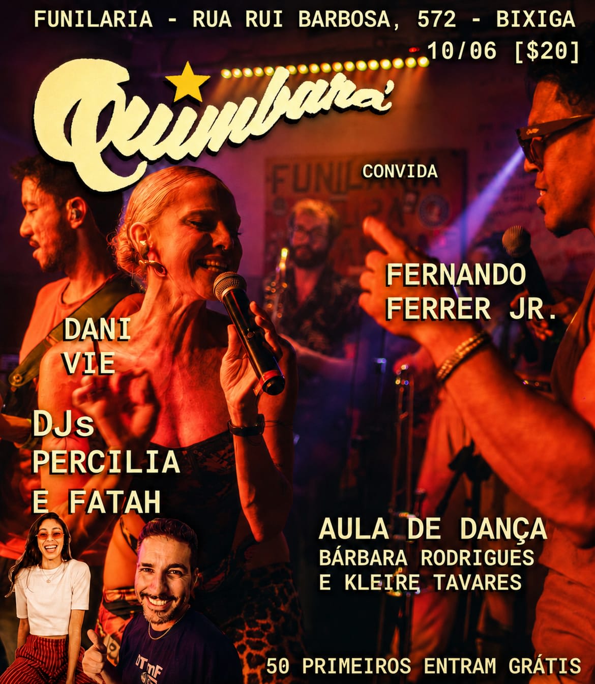 Quarta Latina Com Banda Quimbará Na Funilaria - 10/06