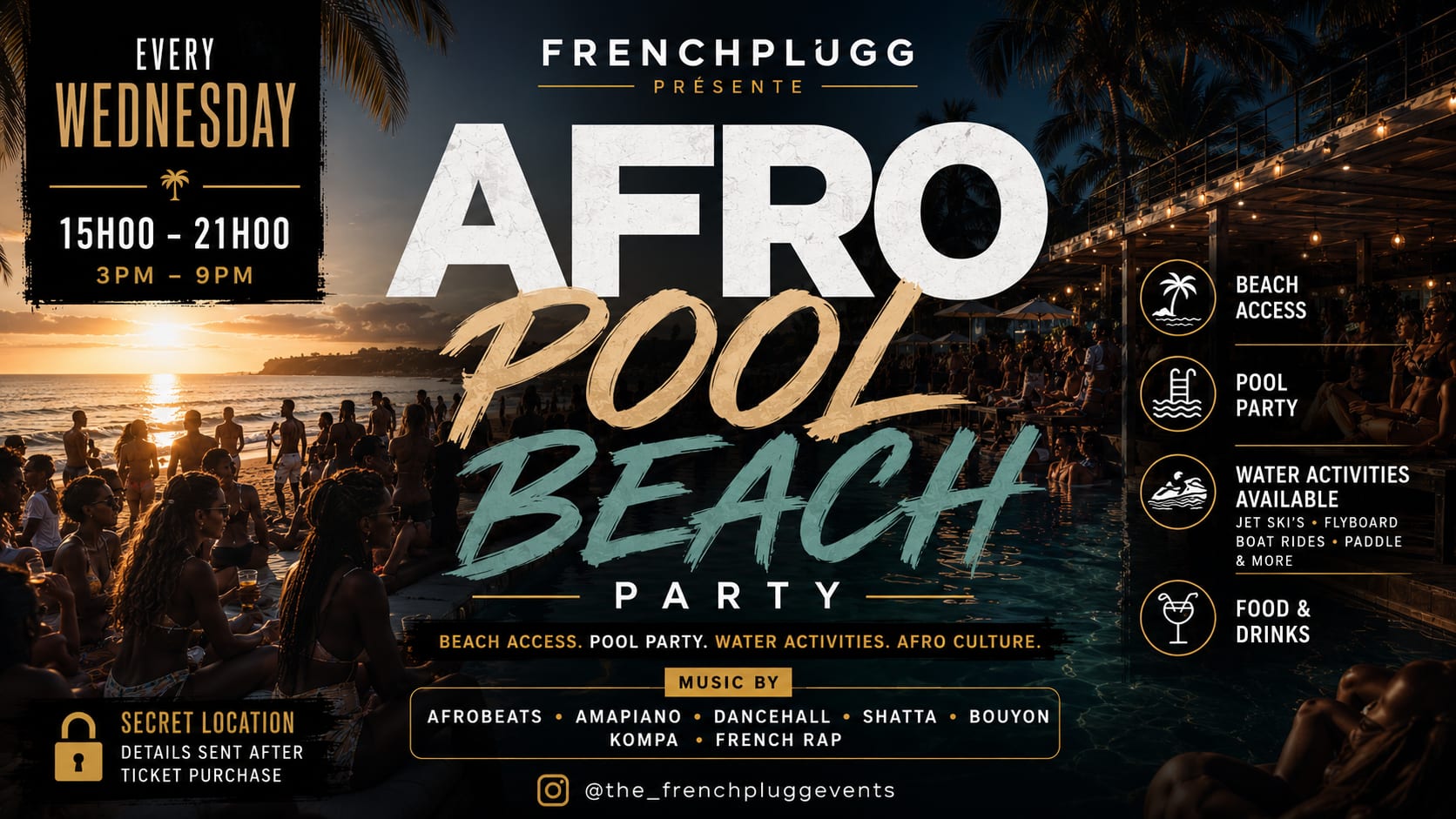 Afro Pool & Beach Party