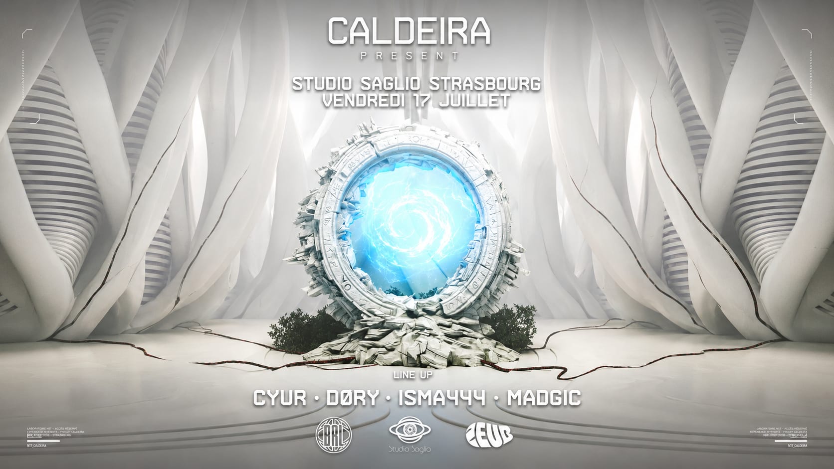 Caldeira X Studio Saglio / Cyur, Døry, Isma444, Madgic