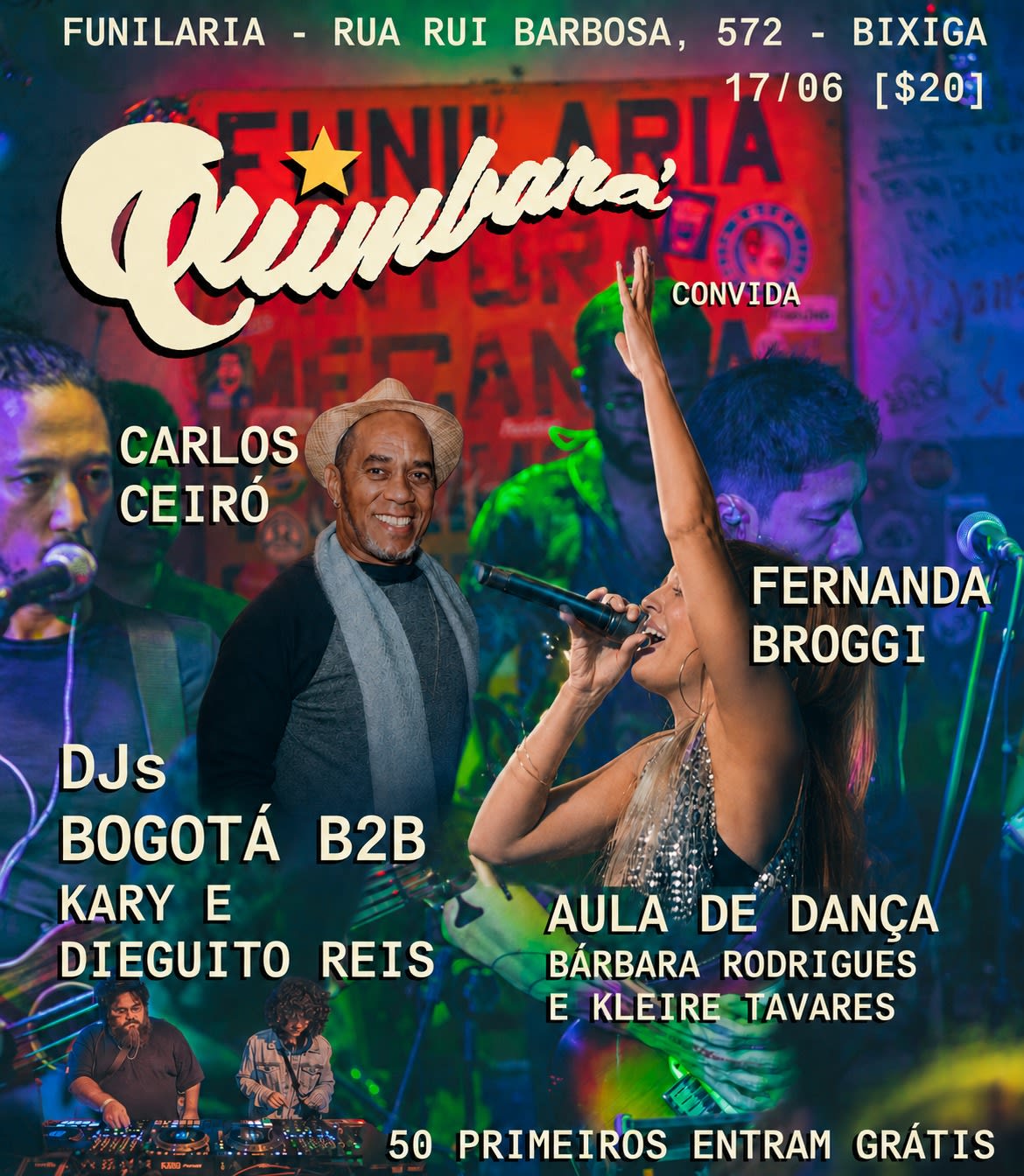 Quarta Latina Com Banda Quimbará Na Funilaria - 17/06