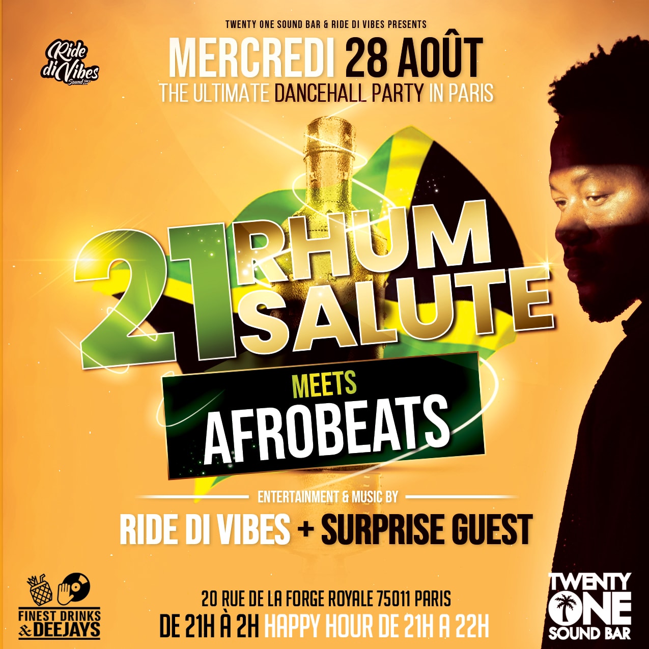 21 Rhum Salute - The Ultimate Dancehall Night - Afrobeat Ed.