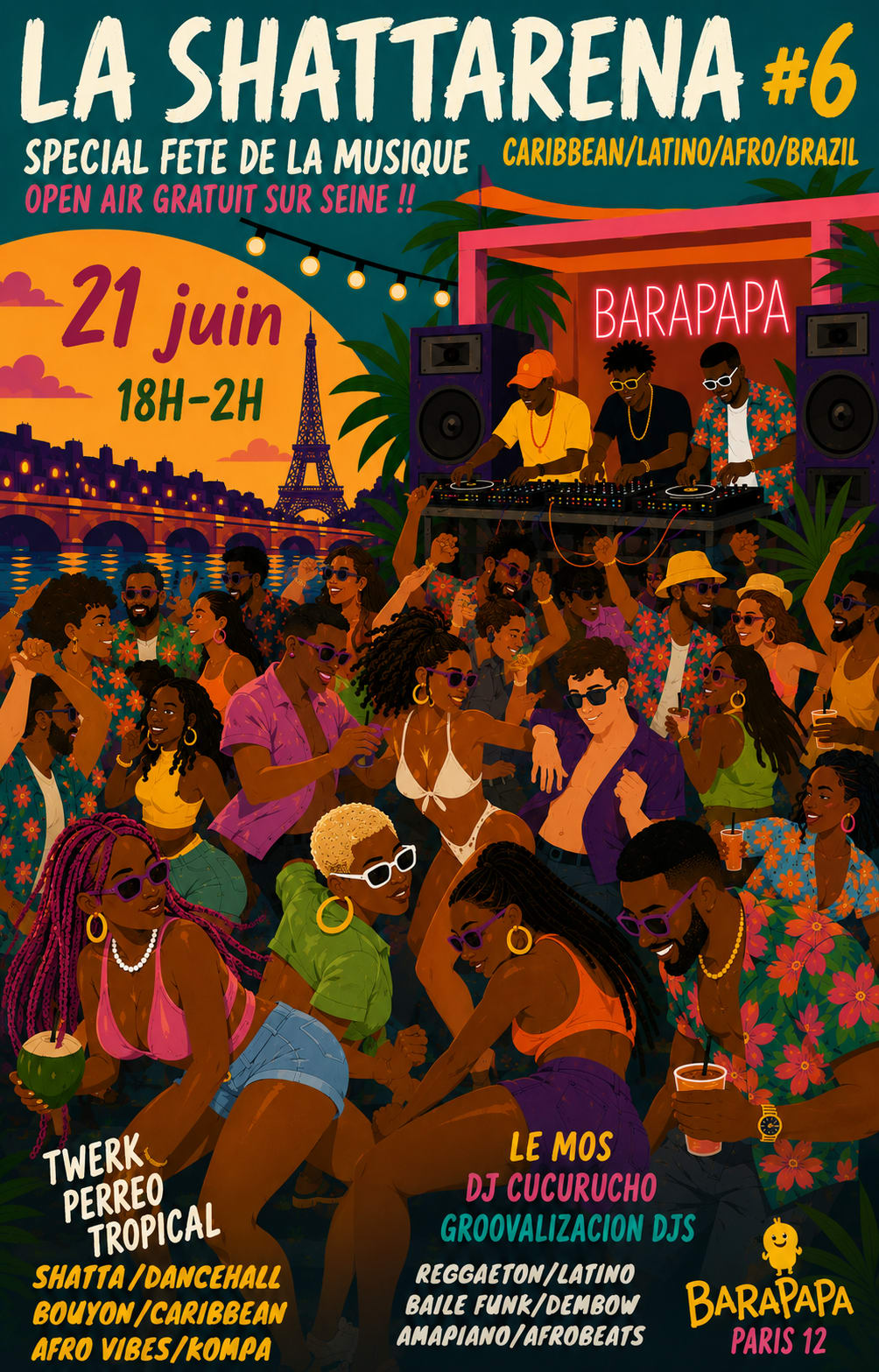 Shattarena #6 Spécial Fête De La Musique En Free Open Air !!
