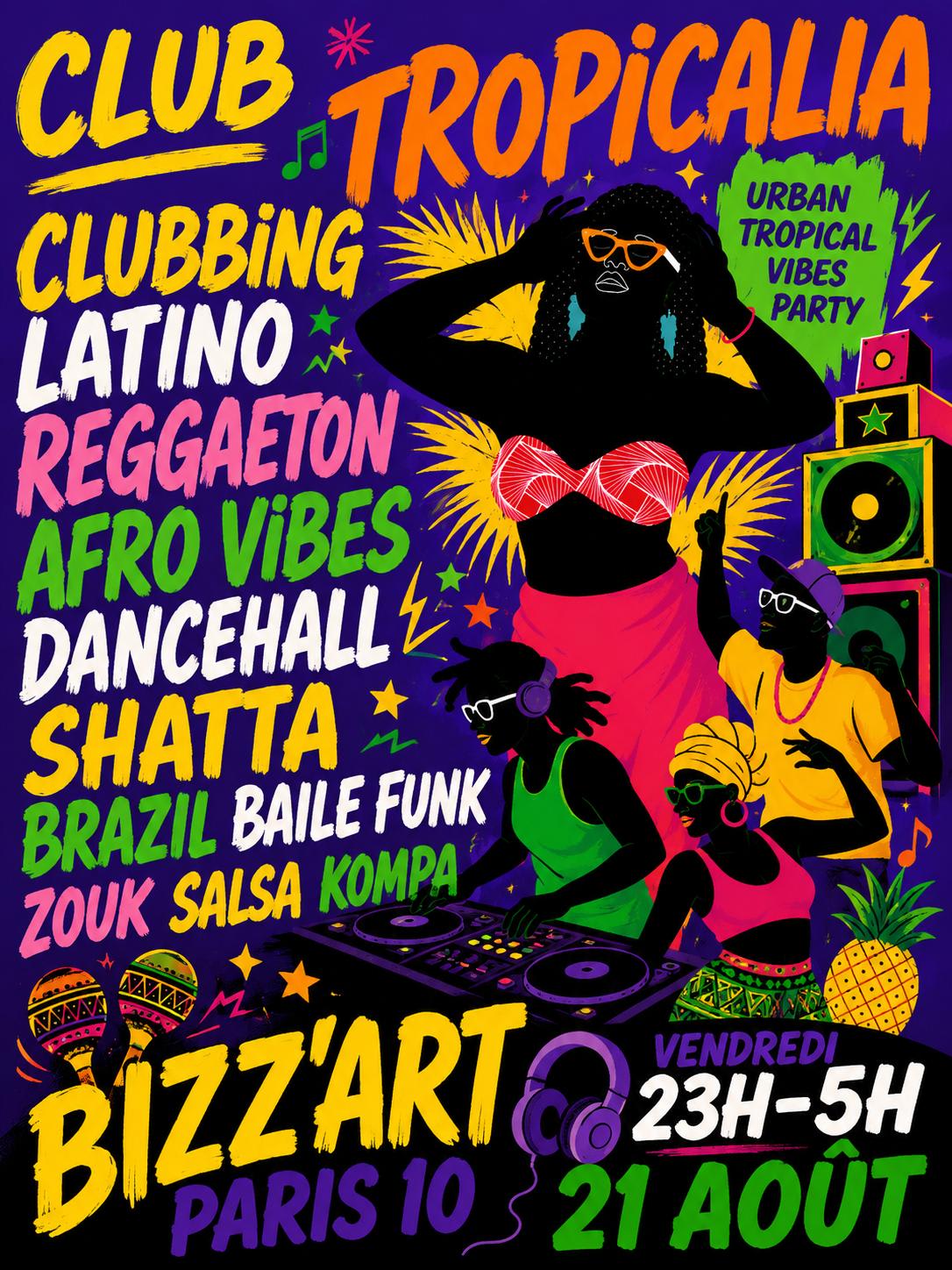 Club Tropicalia 21/8 ~ Afro, Latin, Caribbean, Brazil Vibes!