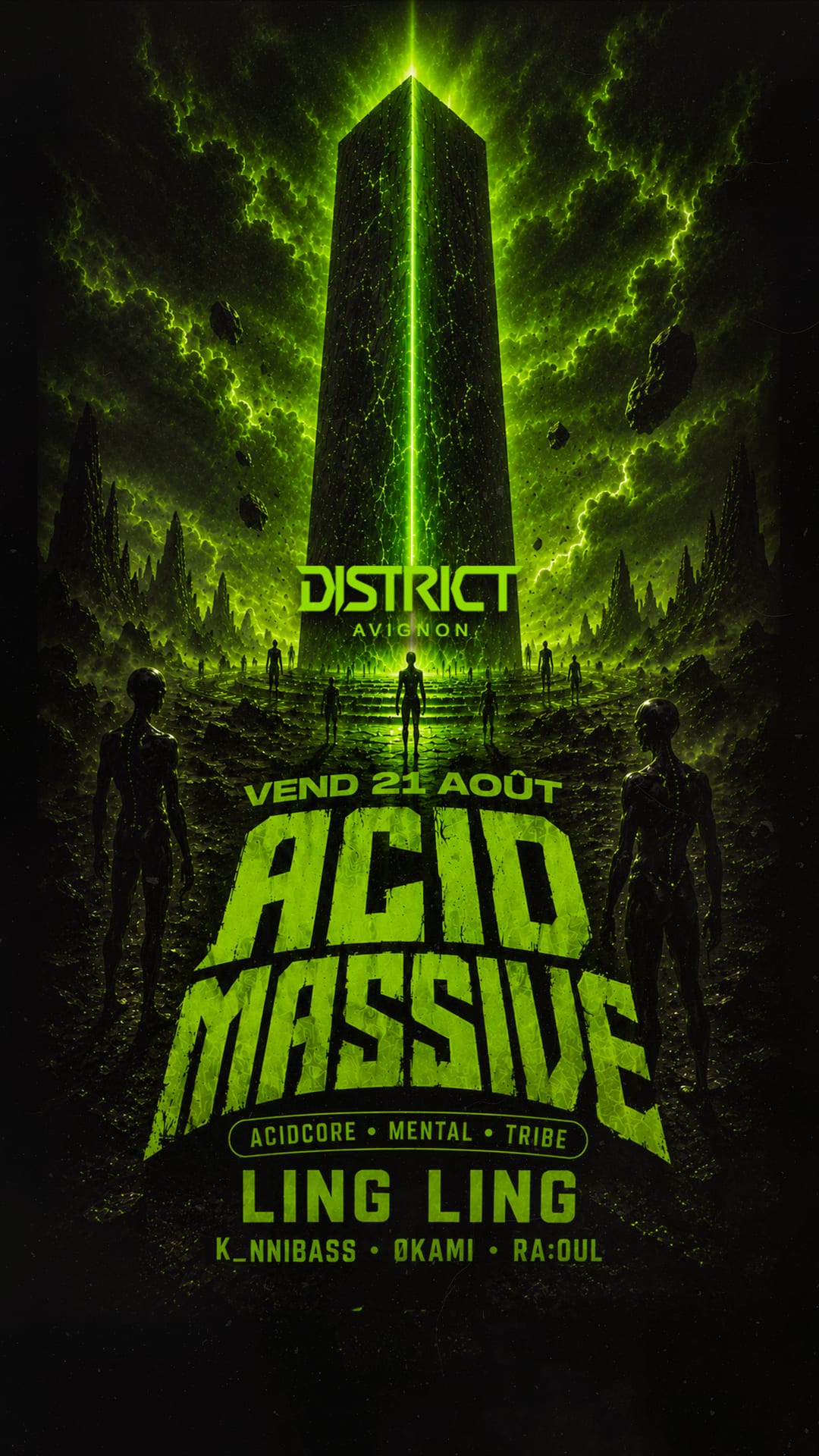 Acid Massive : Ling Ling - K_Nnibass - Okami - Ra:Oul
