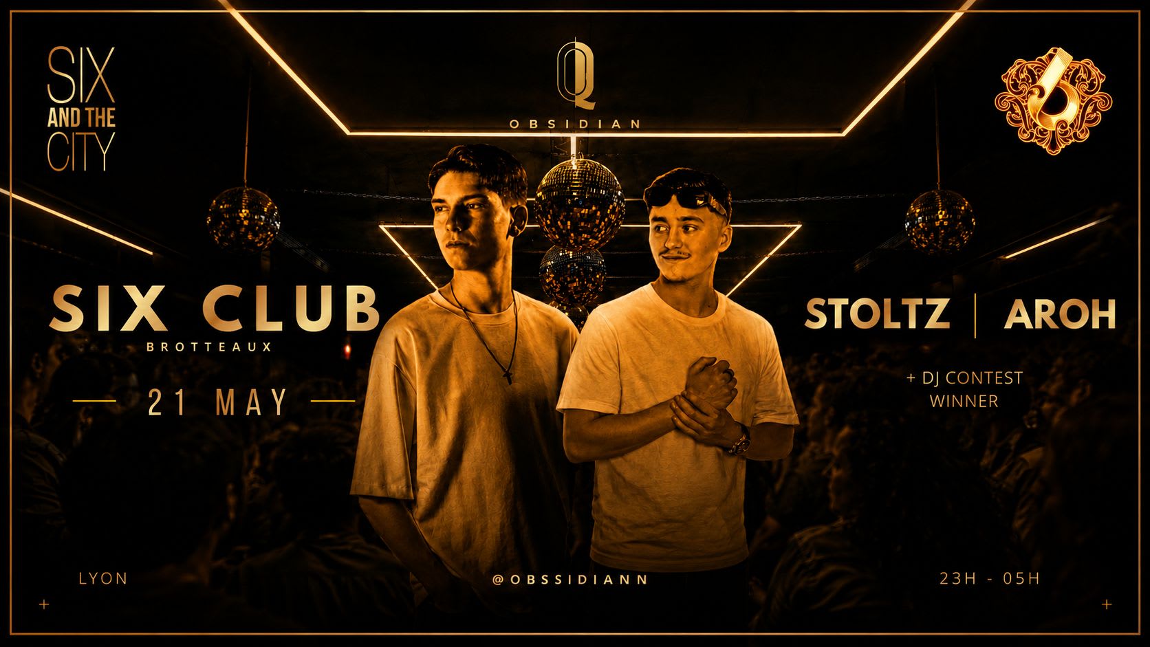 Obsidian - 21/05 - Six Club Brotteaux