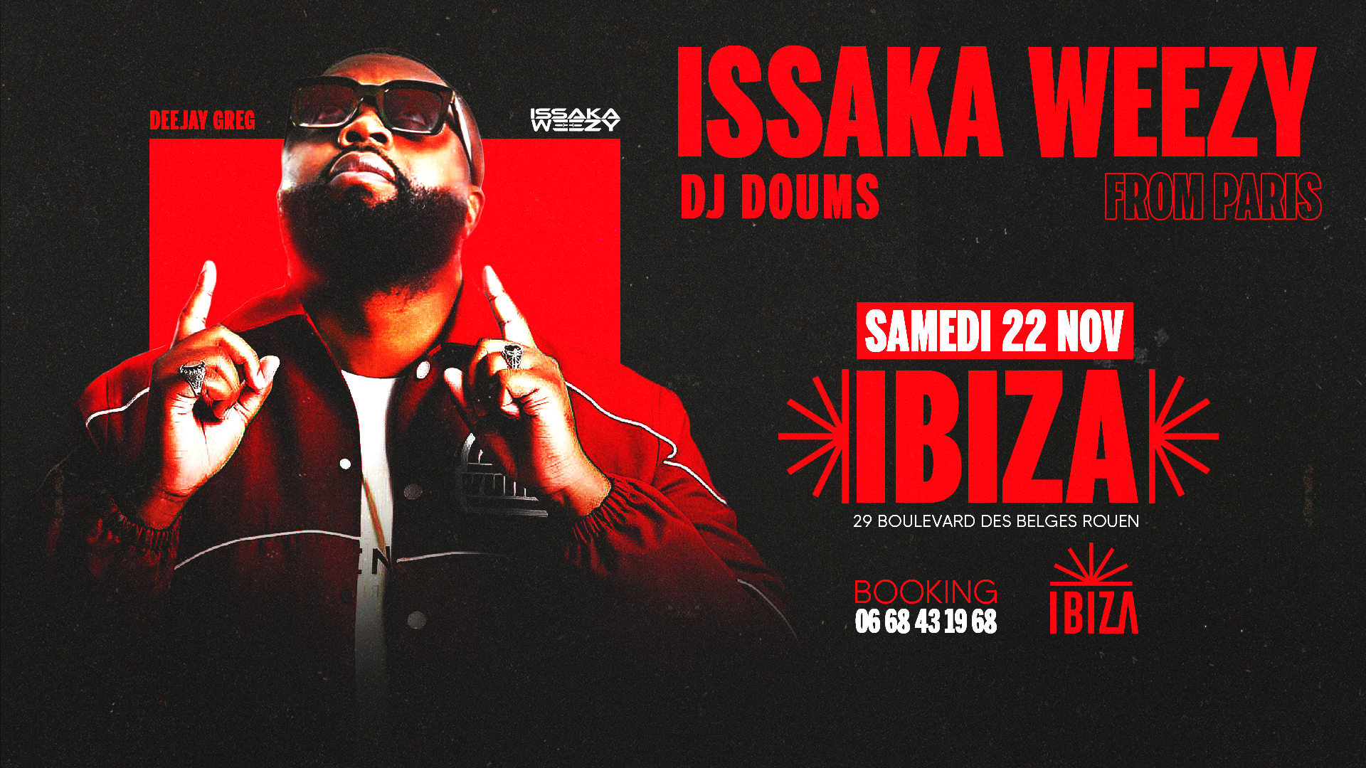 Issaka Weezy & Dj Doums I 22 Nov 2025