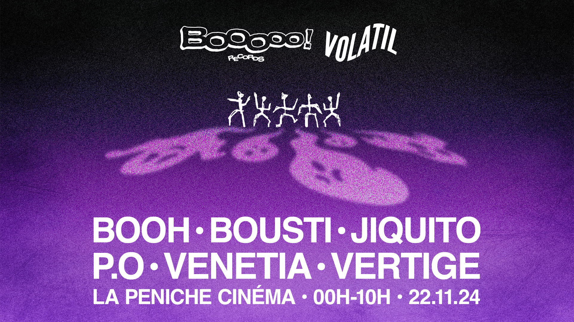 Booooo! Records & Volatil • Péniche Cinéma