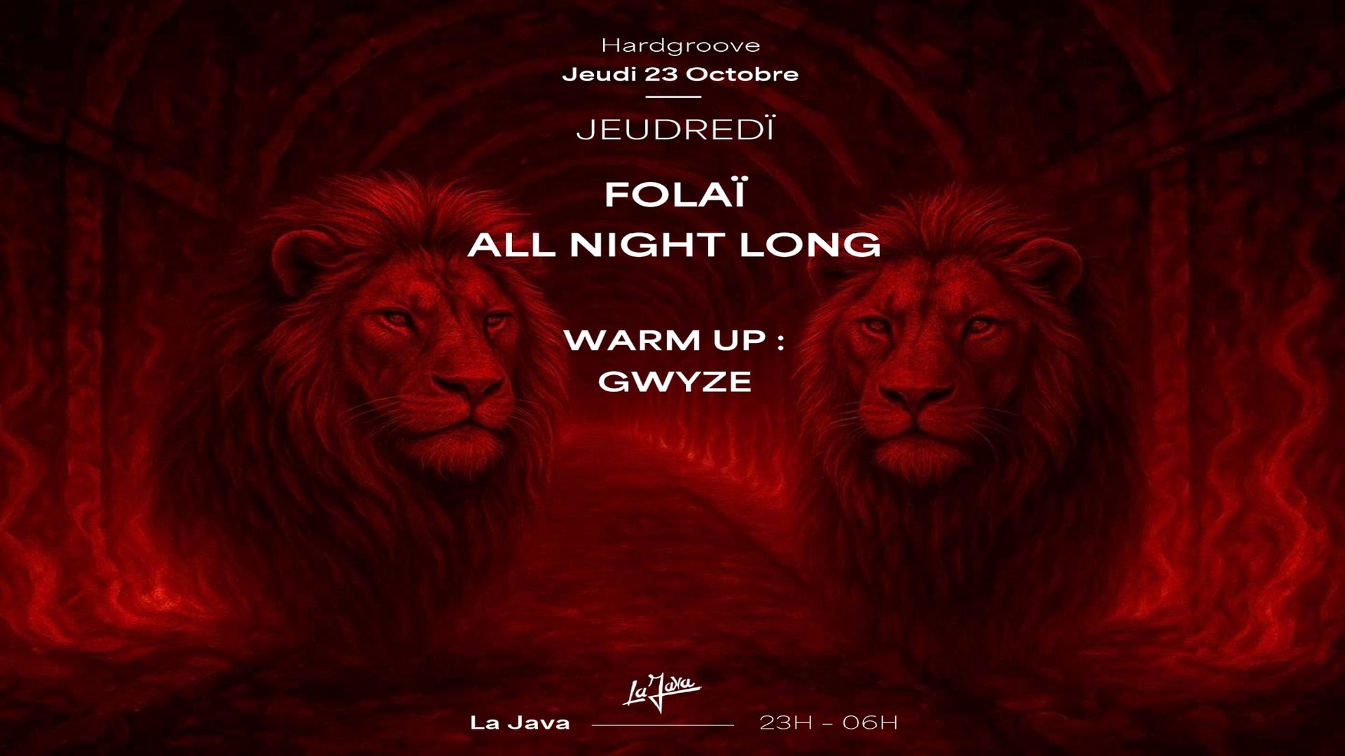 Jeudredï De Folaï : Folaï All Night Long + Gwyze (Warm Up)
