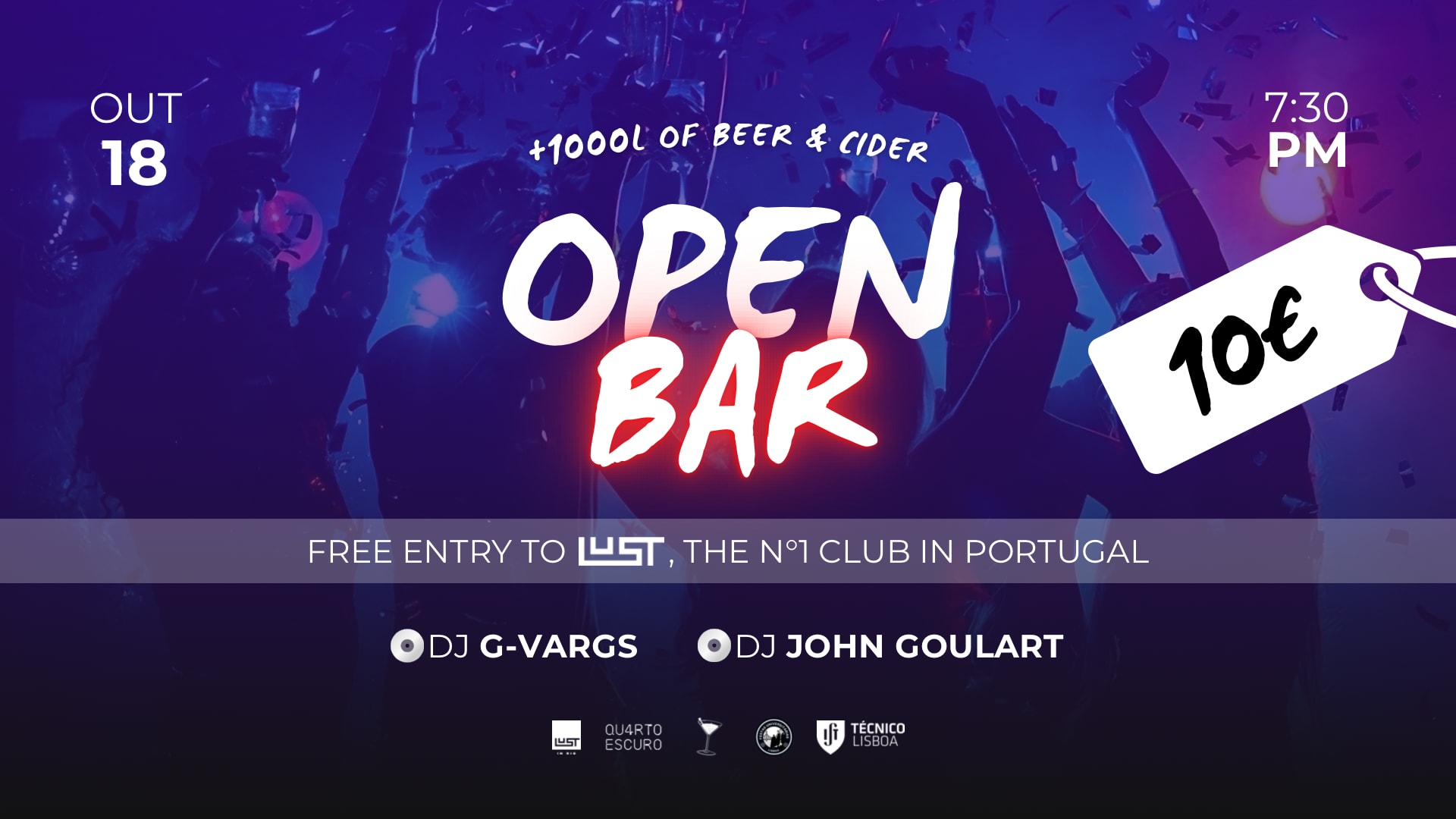 Ate De Gatas - Open Bar Halloween