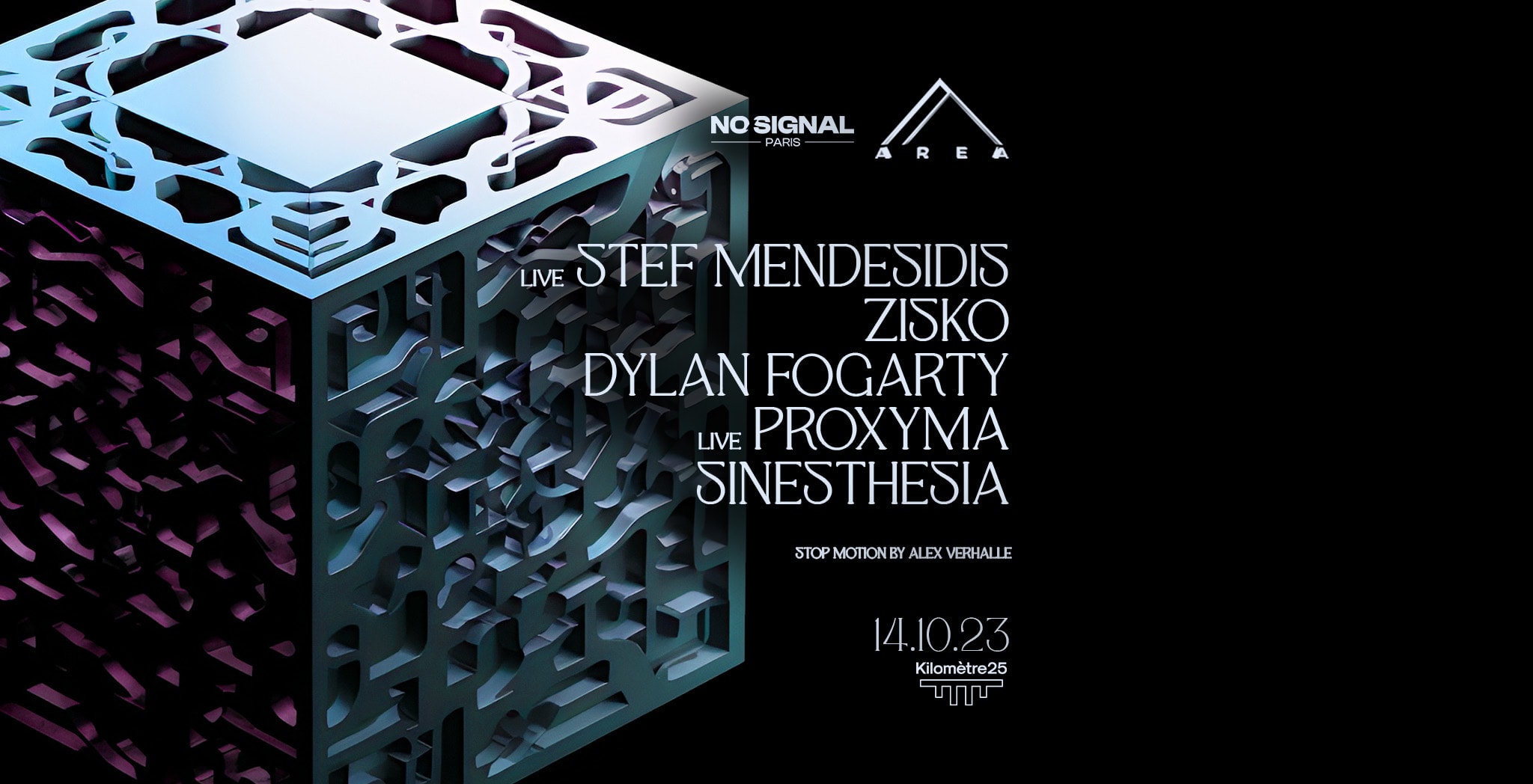 Area X No/Signal: Stef Mendesidis, Zisko, Dylan Fogarty &+
