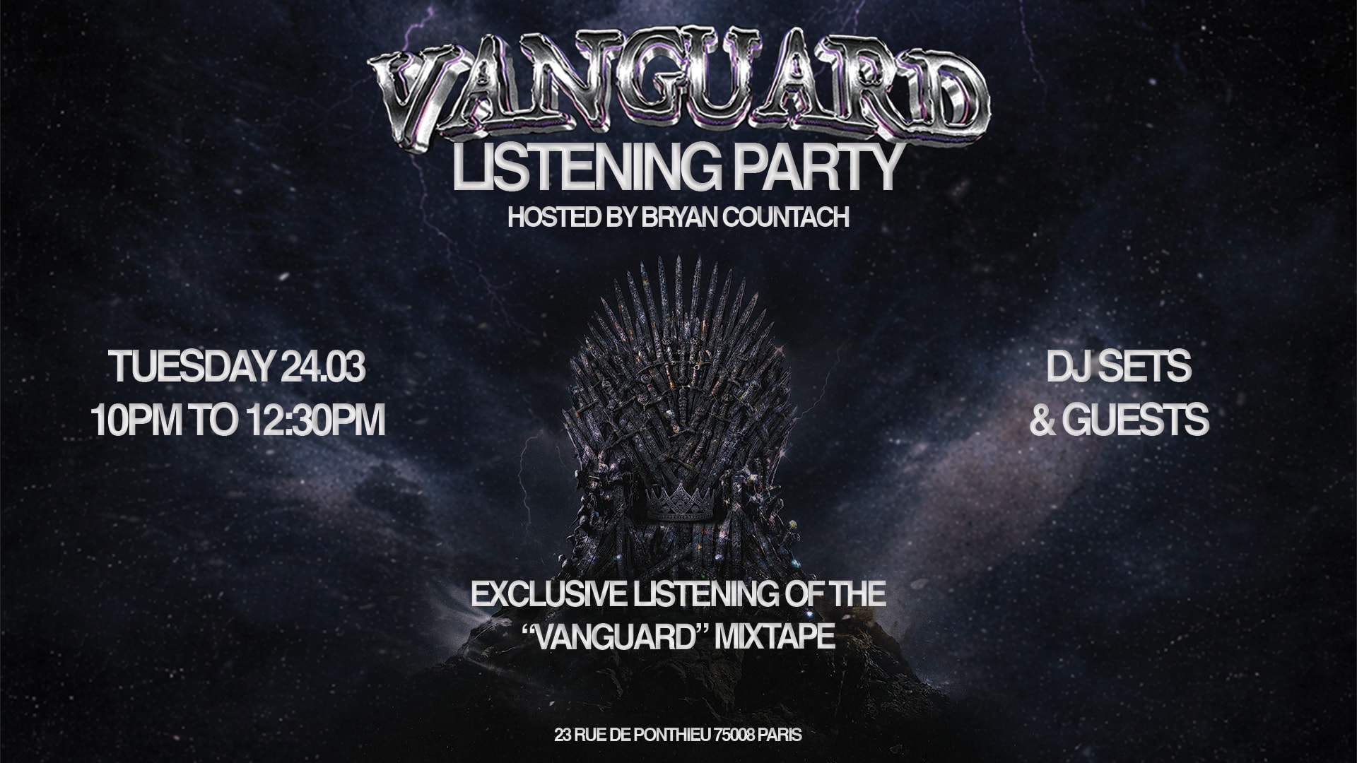 Vanguard Listening Party 24/03