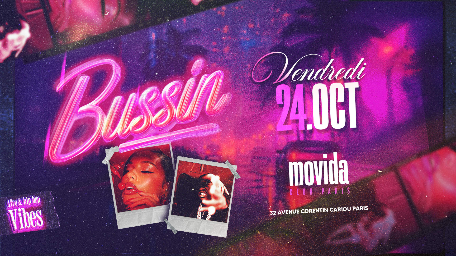 Bussin - Soiree Hip Hop & Afrobeat