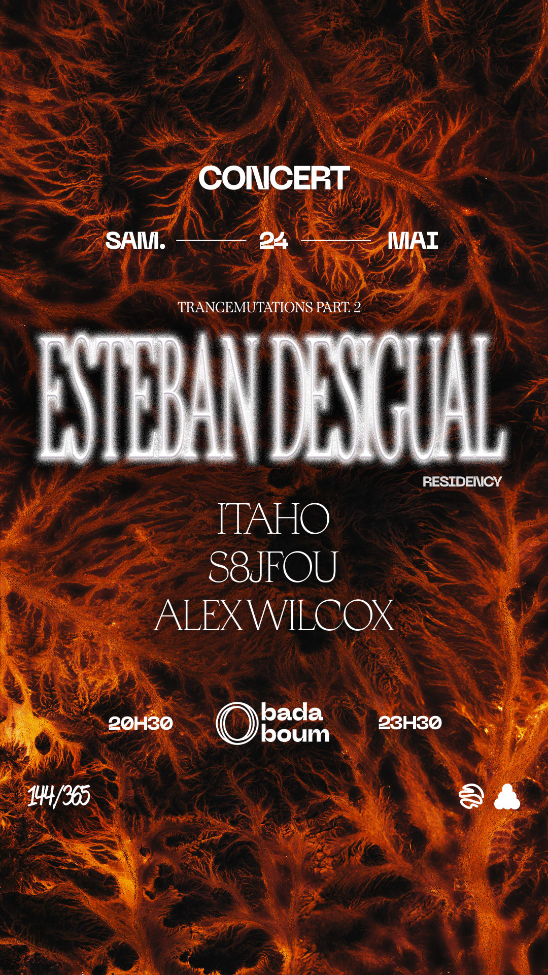 Concert — Esteban Desigual Residency: Alex Wilcox, S8jfou