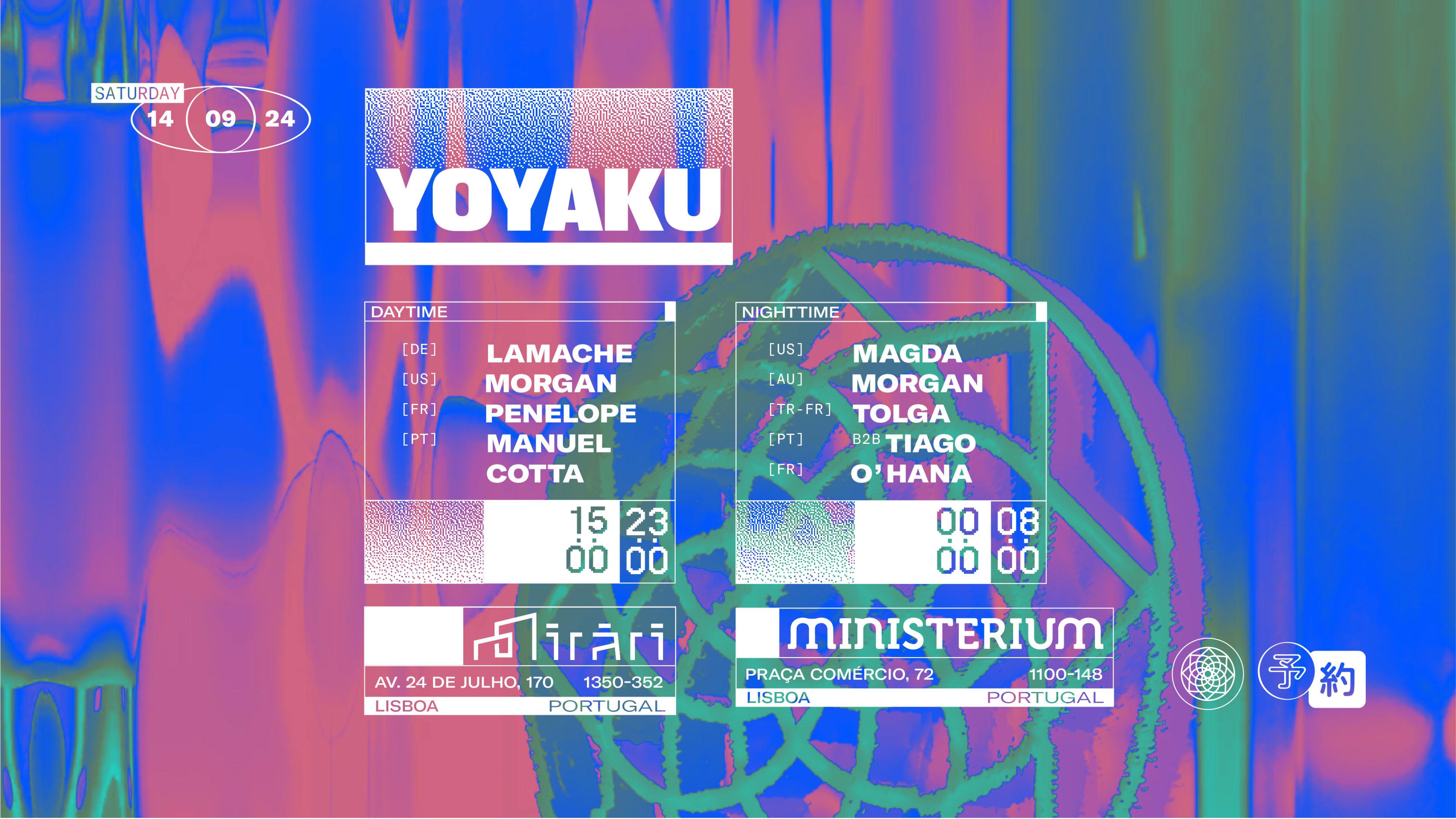 Yoyaku Showcase | Mirari (Day)  X Ministerium (Night)