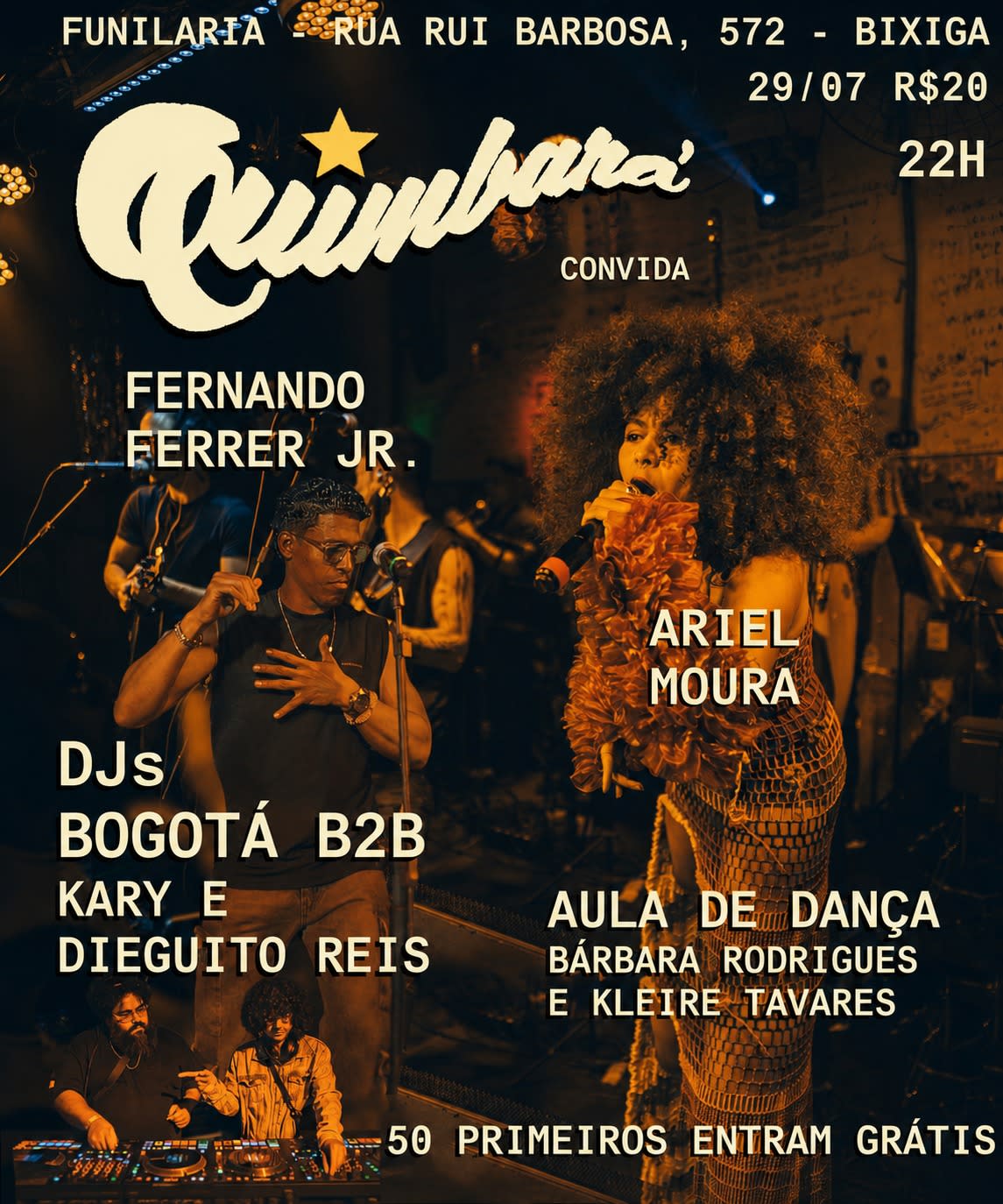 Quarta Latina Com Banda Quimbará Na Funilaria - 29/7