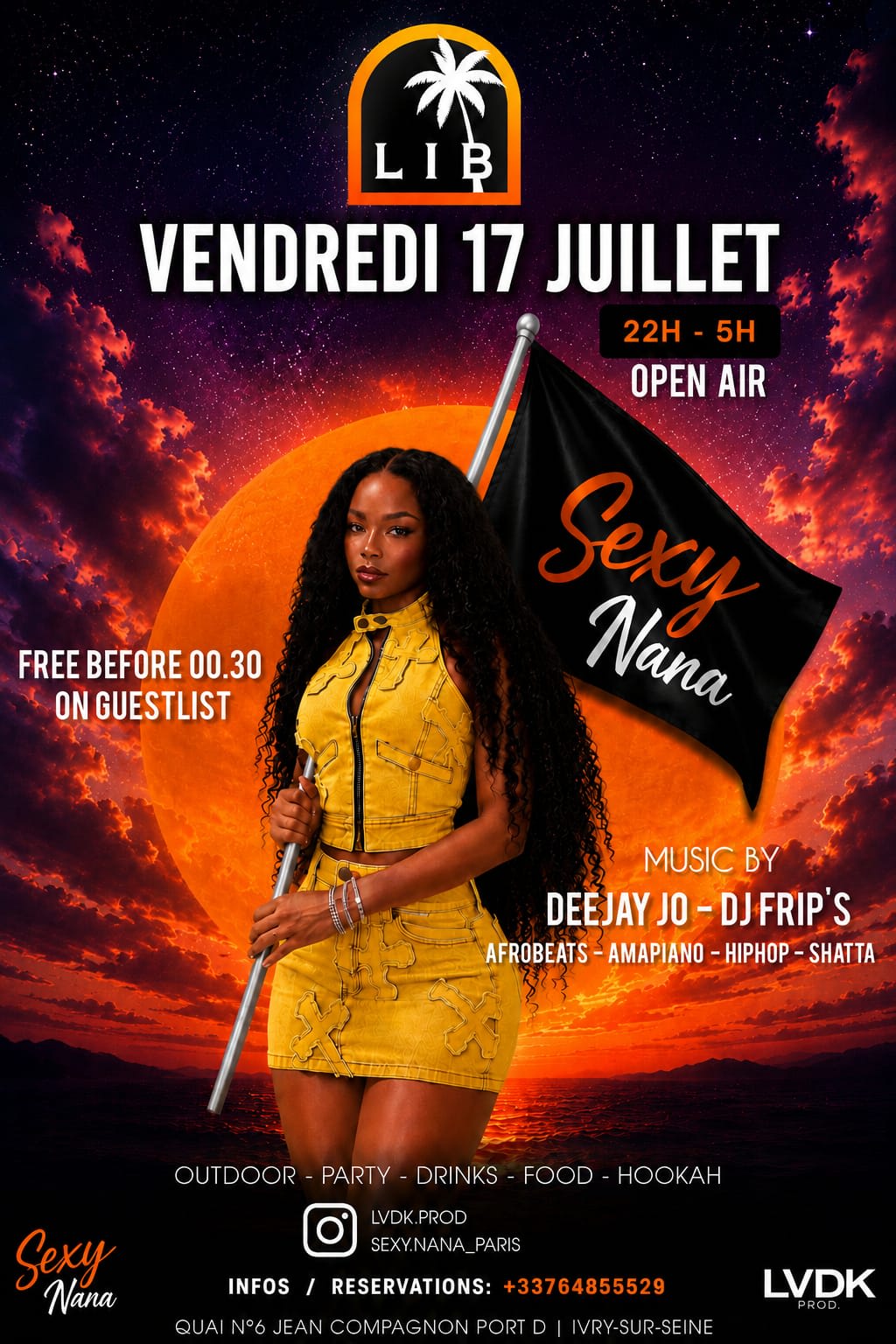 Sexy Nana - Vendredi 17/07 - Open Air - Libertalia
