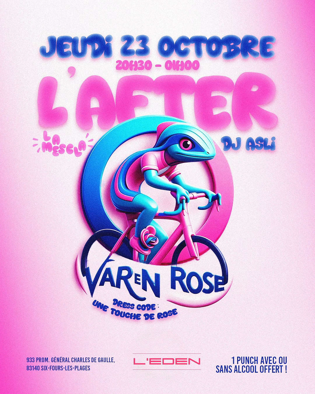 La Mescla Débarque À L'eden - After Var En Rose