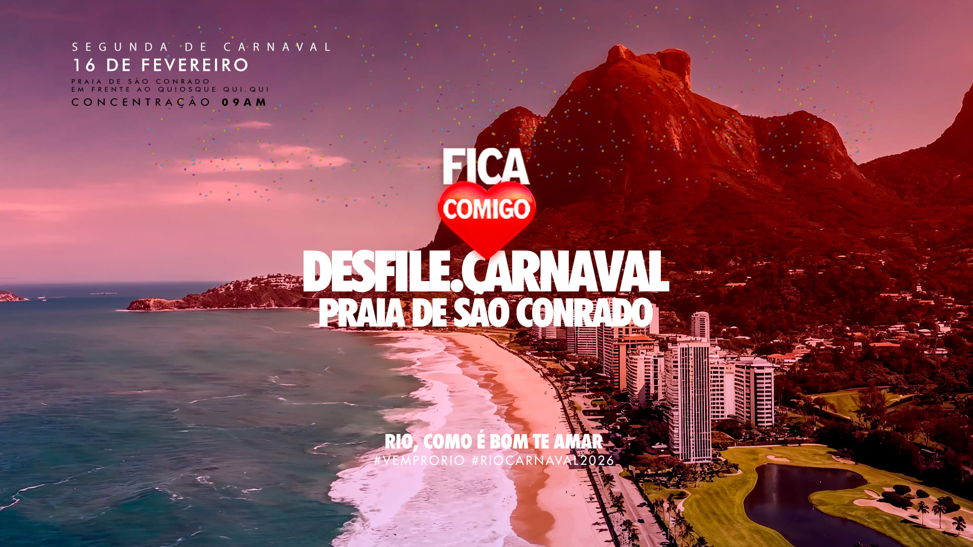 Desfile.Carnaval : Fica Comigo : Praia De São Conrado