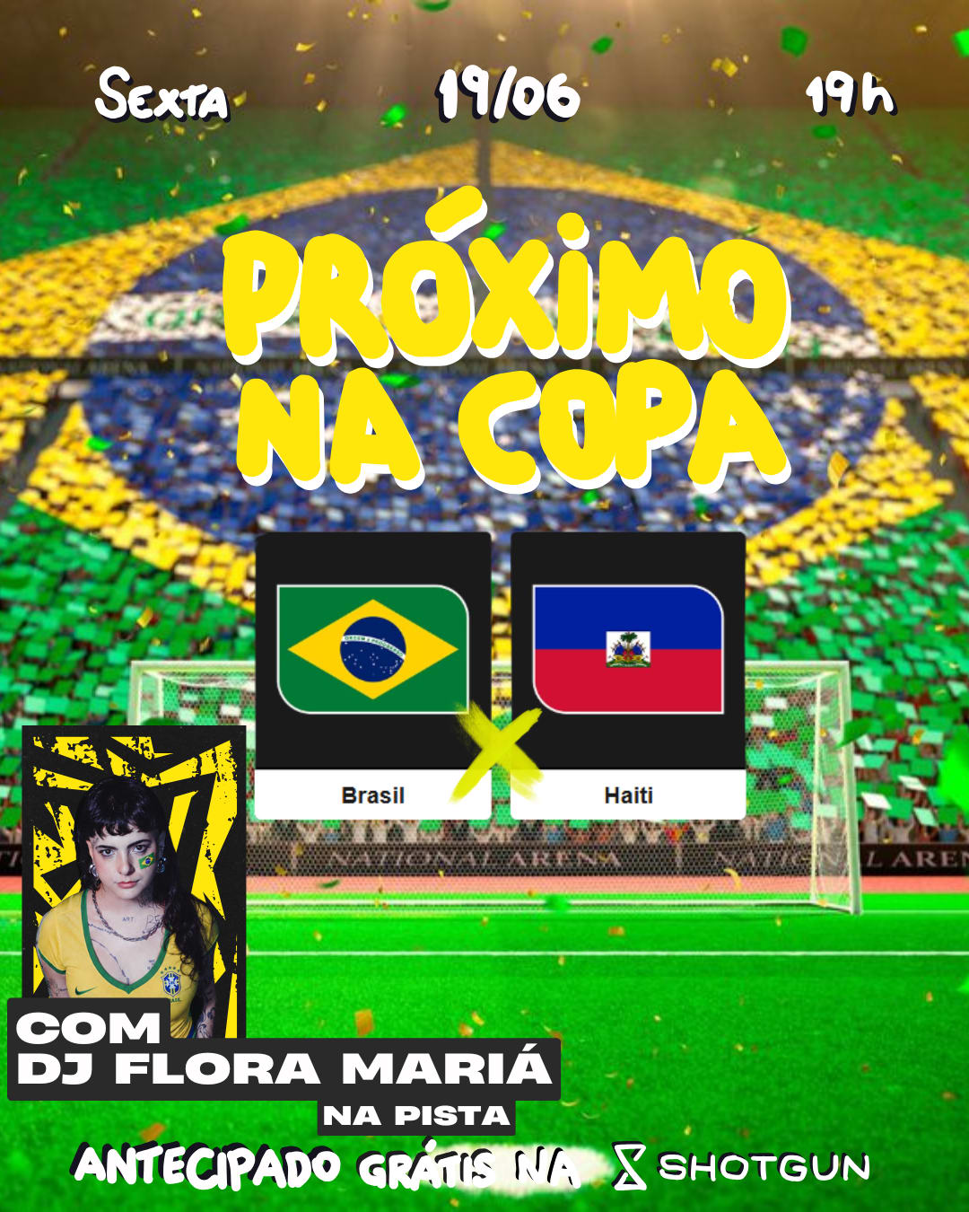 Jogo Brasil Com Dj Flora Mariá - Karaokê, Jam, Pista Vc Dj