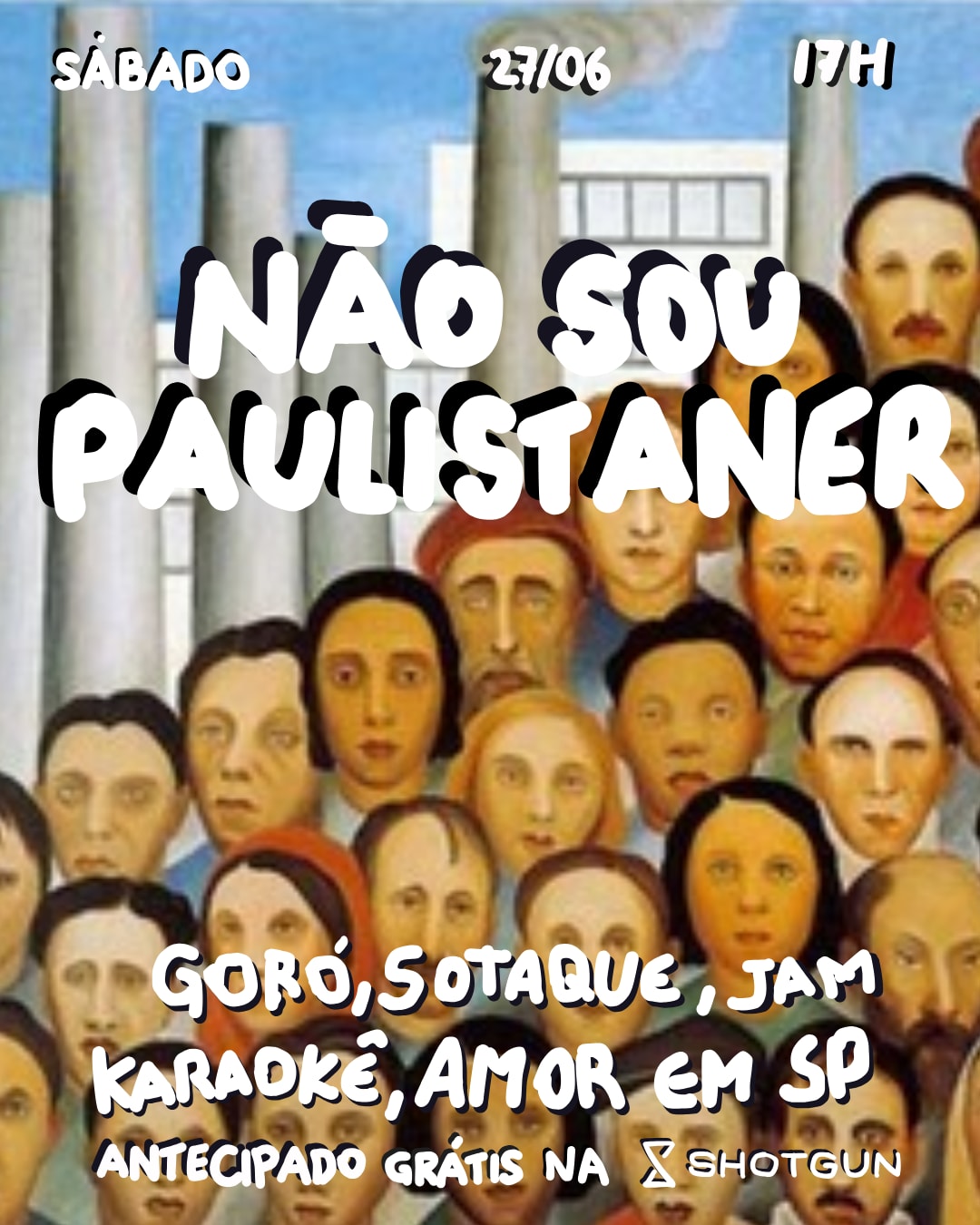 Não Sou Paulistano - Karaokê, Jam, Pista Vc Dj
