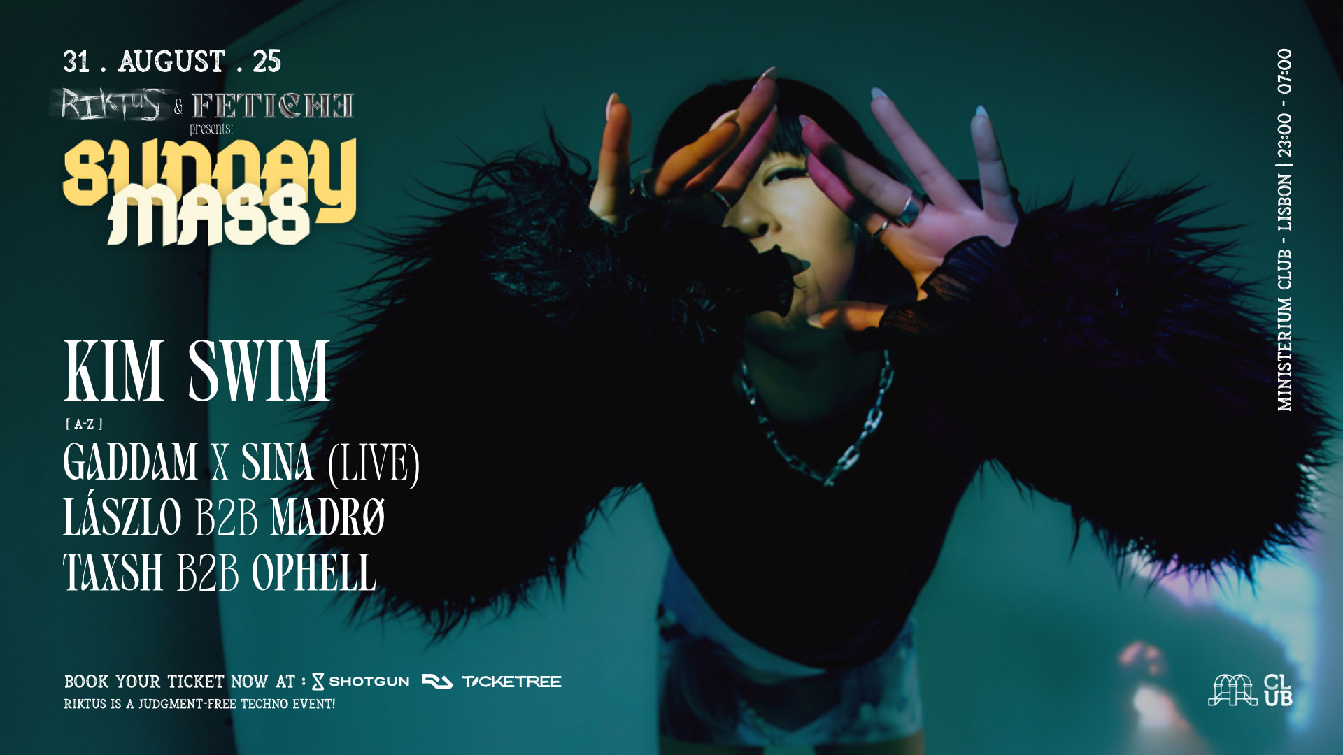 Riktus X Fetiche: Sunday Mass With Kim Swim (Portugal Debut)