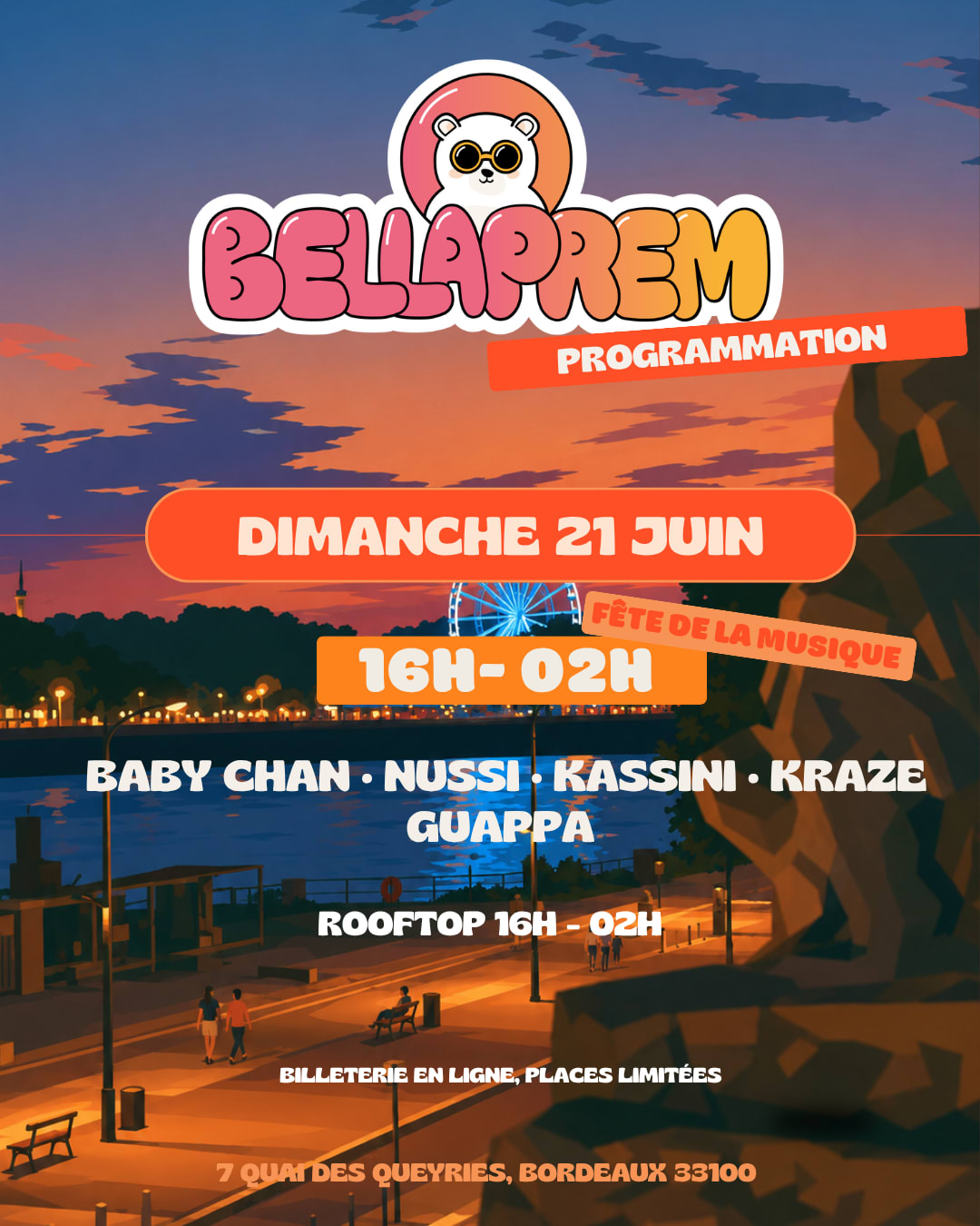 Bellaprem 21/06 Fête De La Musique