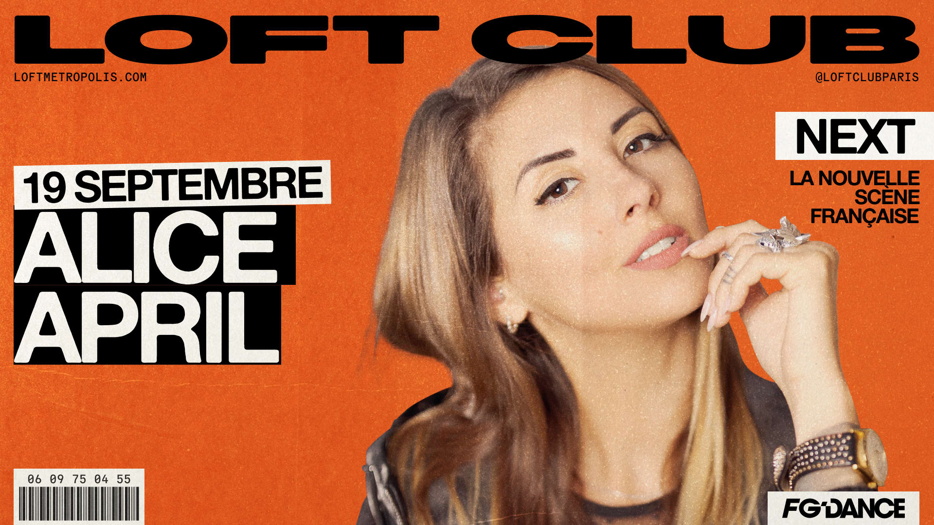 Loft Club Paris Alice April 19.09
