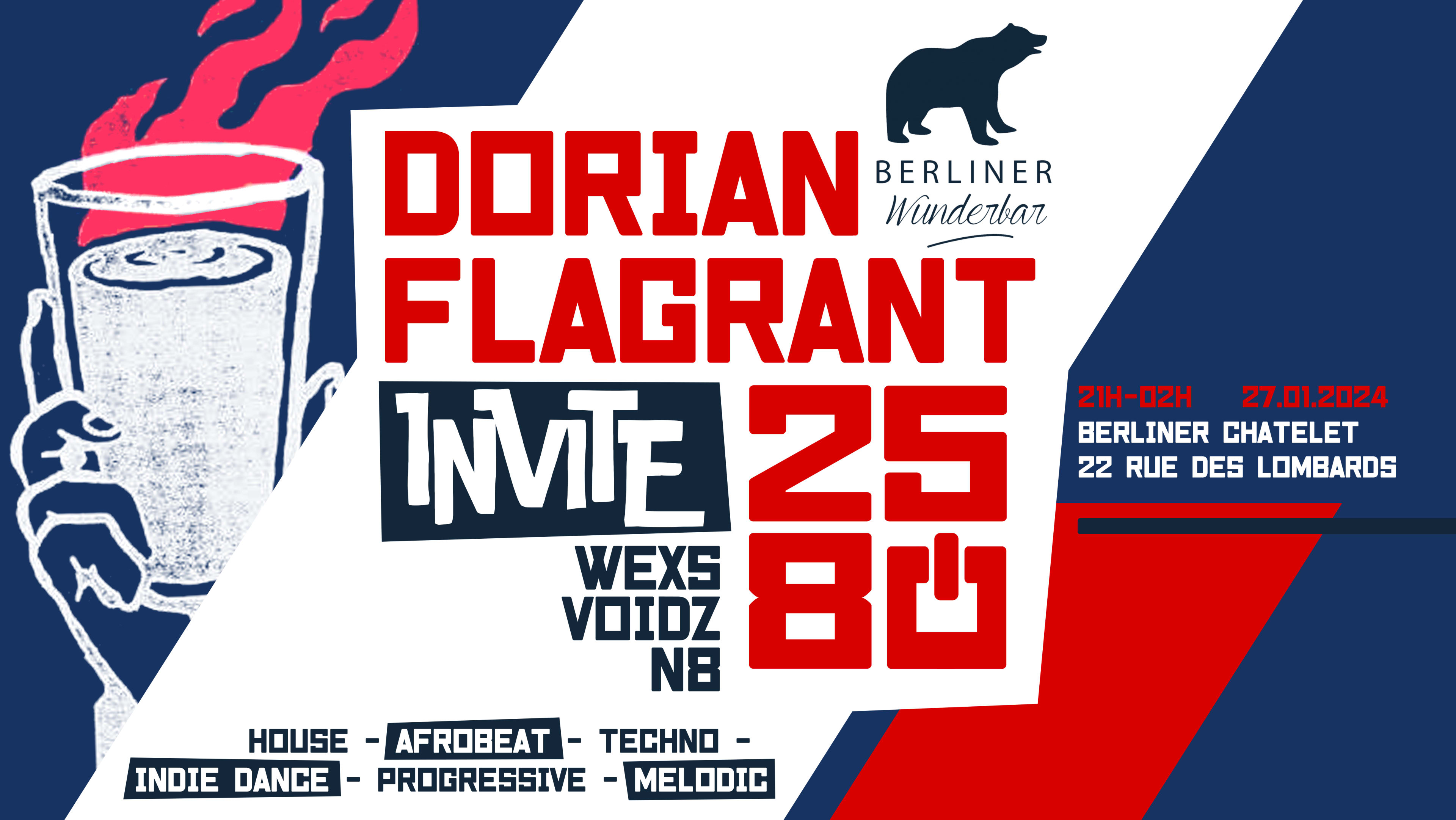 Dorian Flagrant Invite 258 | Berliner Wunderbar Châtelet
