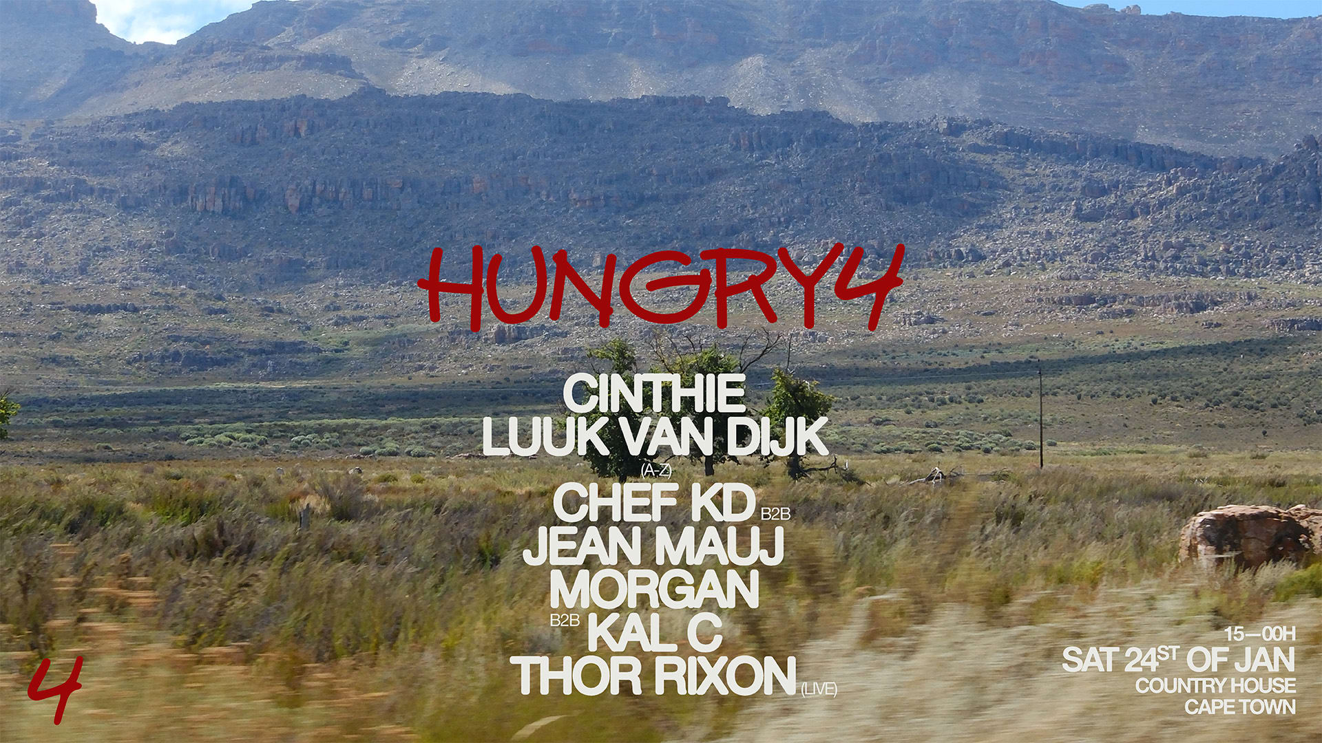 Hungry4 Cape Town At The Country House Ps. Cinthie & More